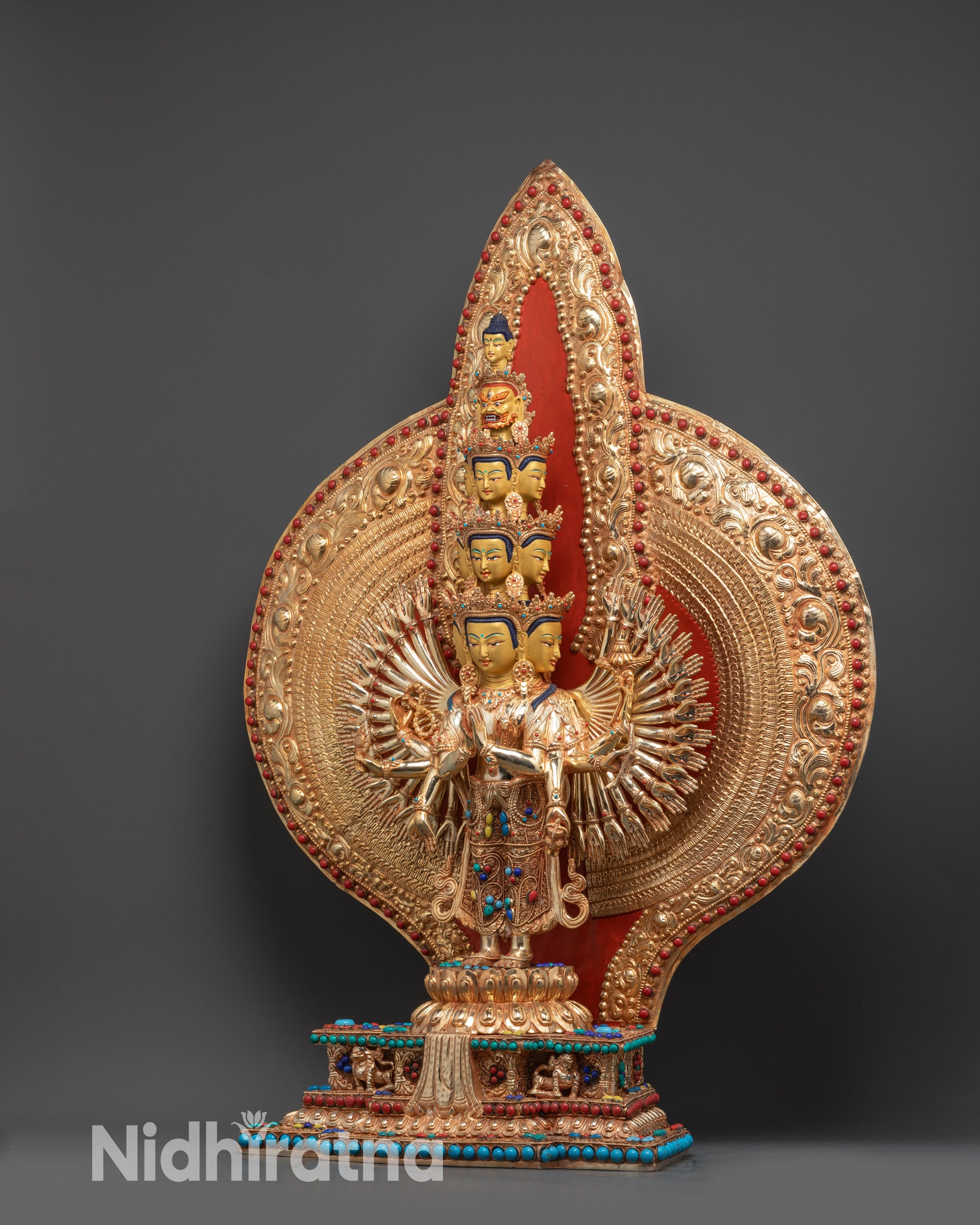 Thousand-Armed Avalokiteshvara Statue | Deity of Infinite Compassion