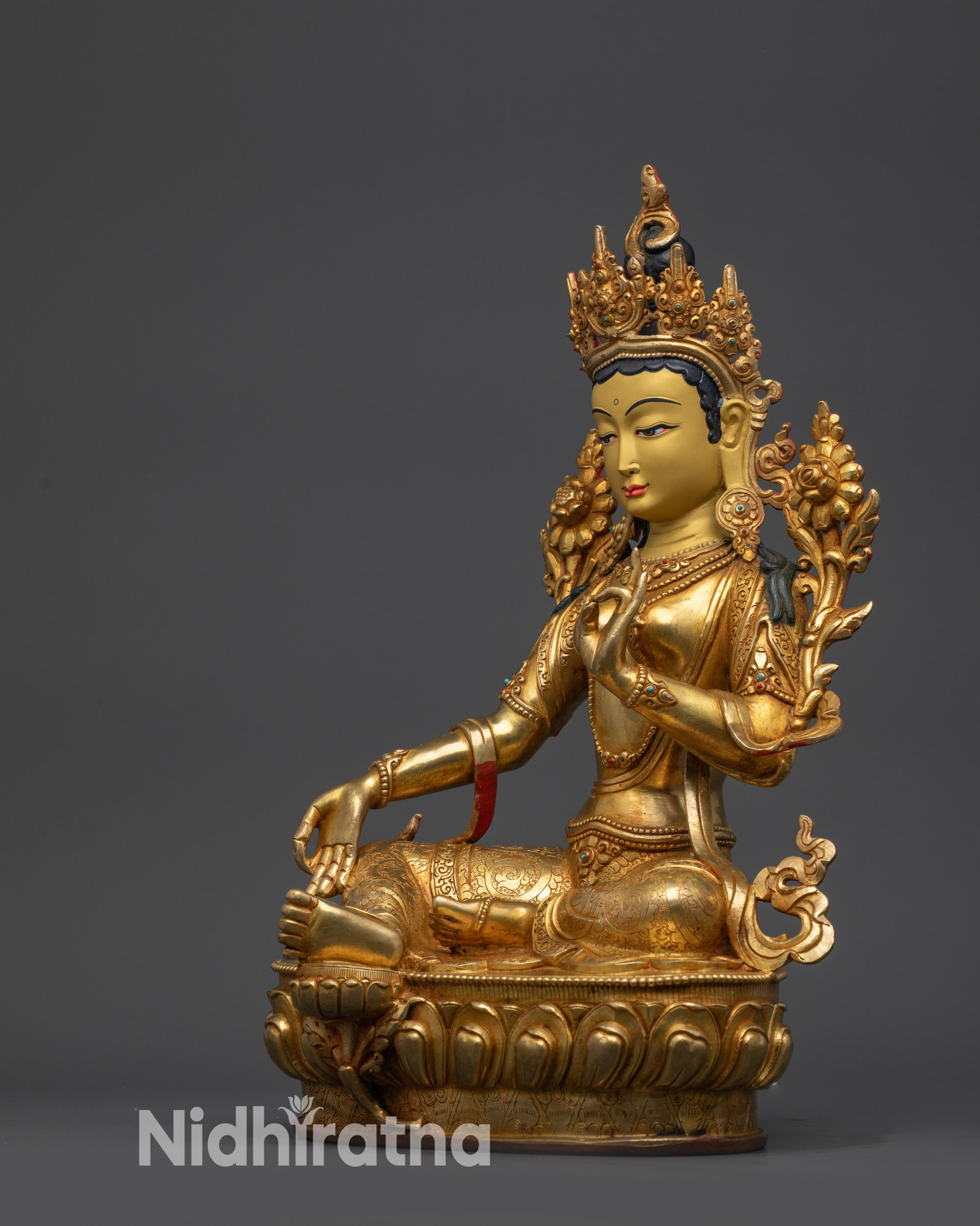 Green Tara Statue