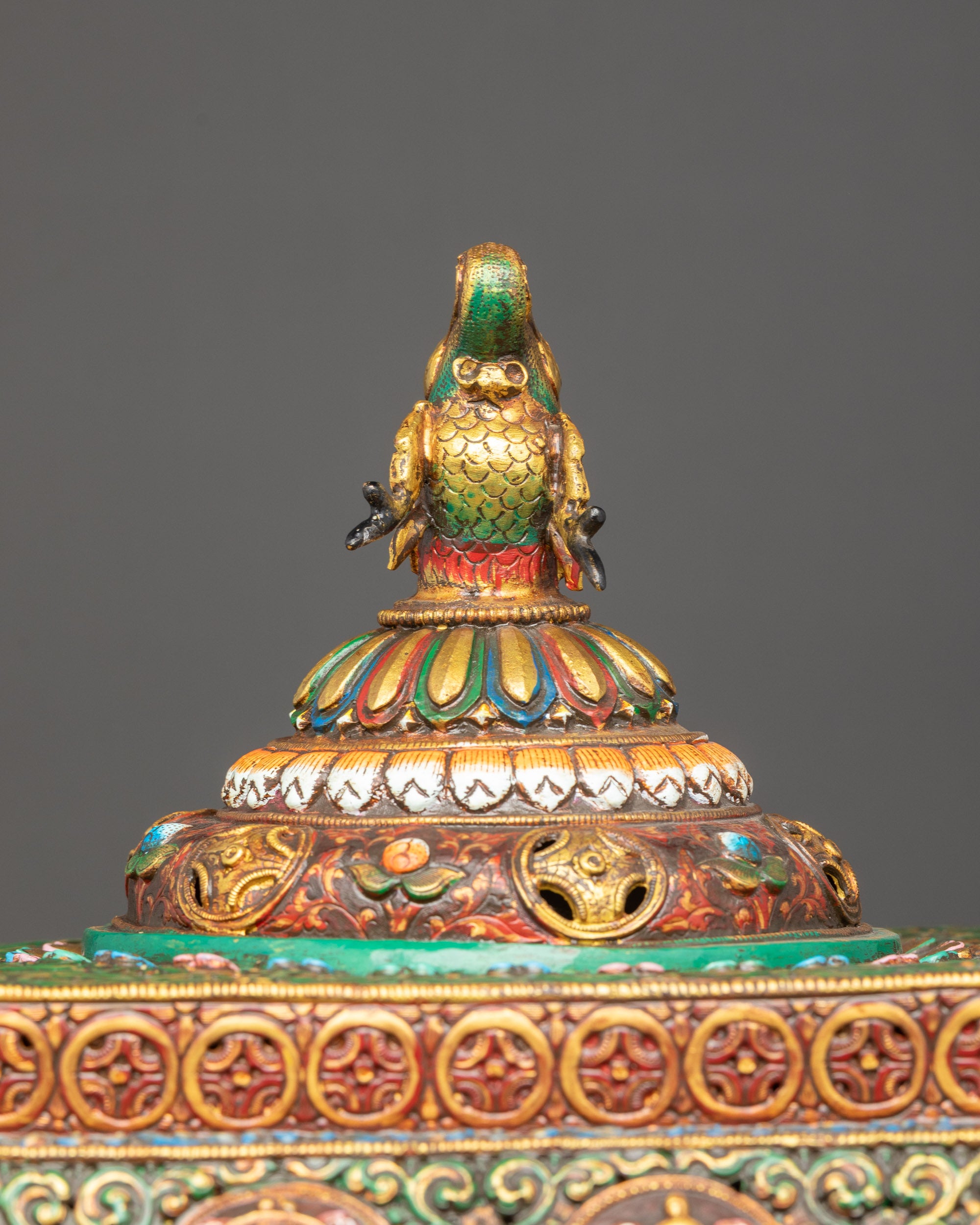 Himalayan Copper Incense Burner for Sacred Tranquility