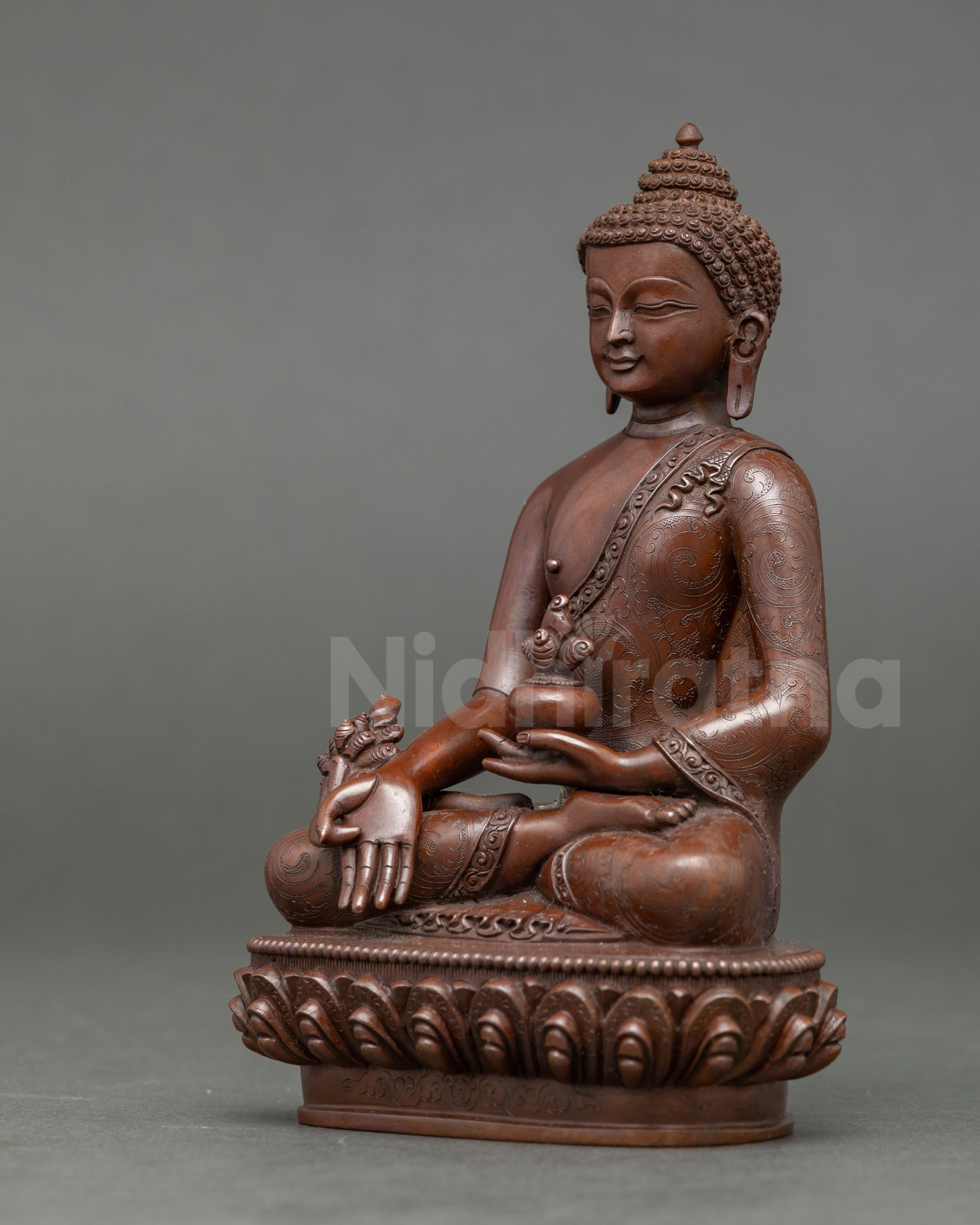 Medicine Buddha Statue | Handcrafted Healing Meditation Sculpture