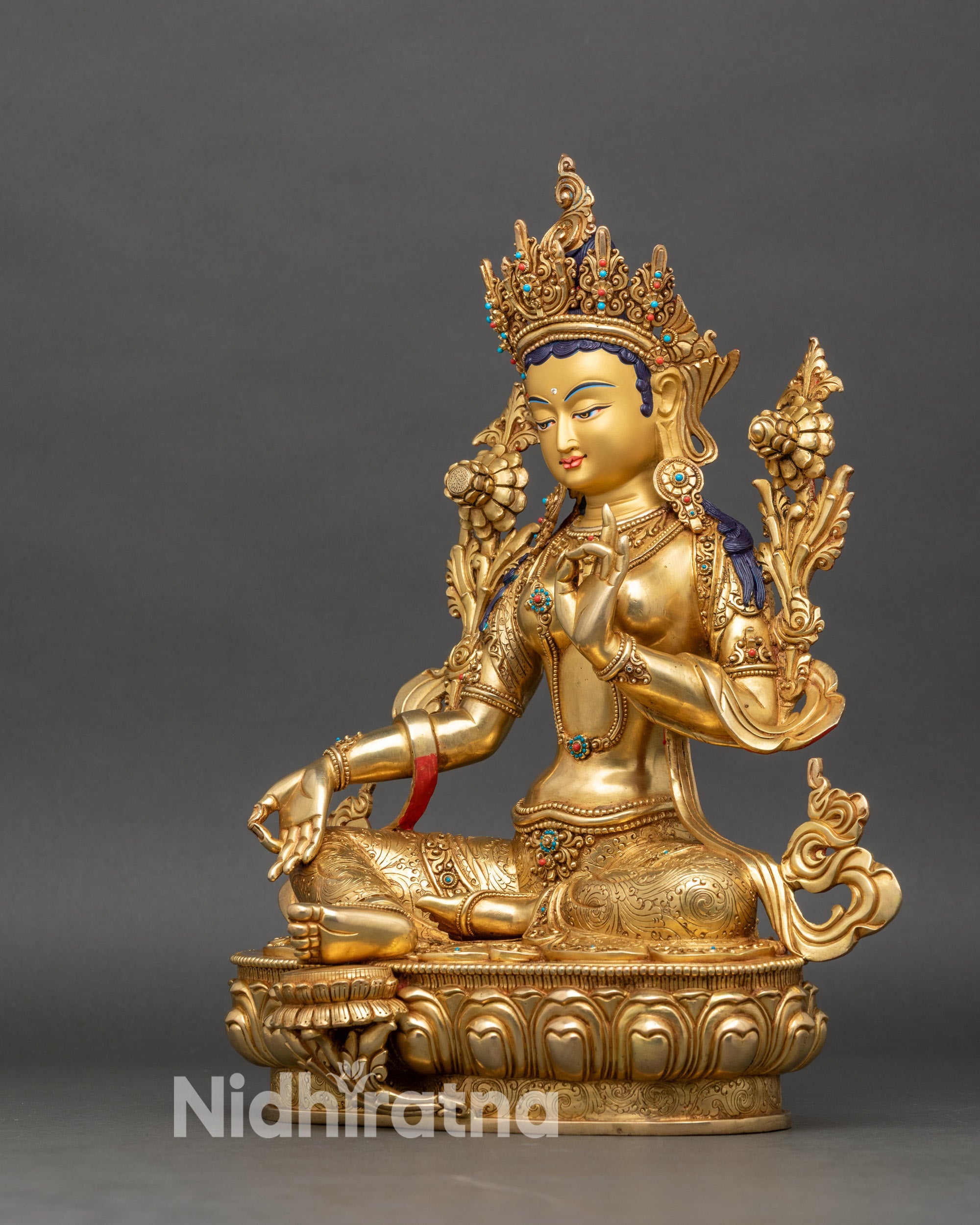 Green Tara Statue