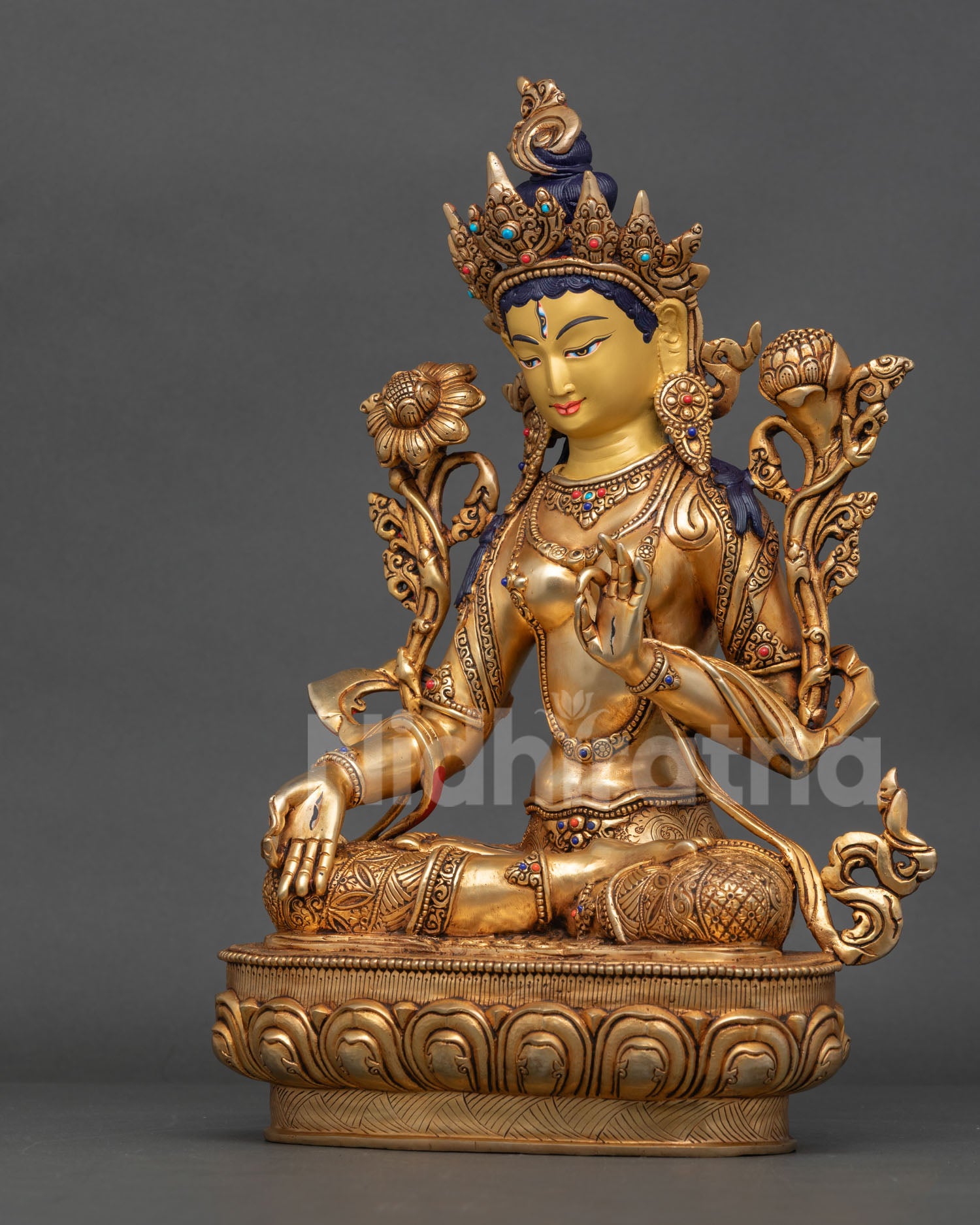 White Tara Statue | Seven-Eyed Goddess of Compassion