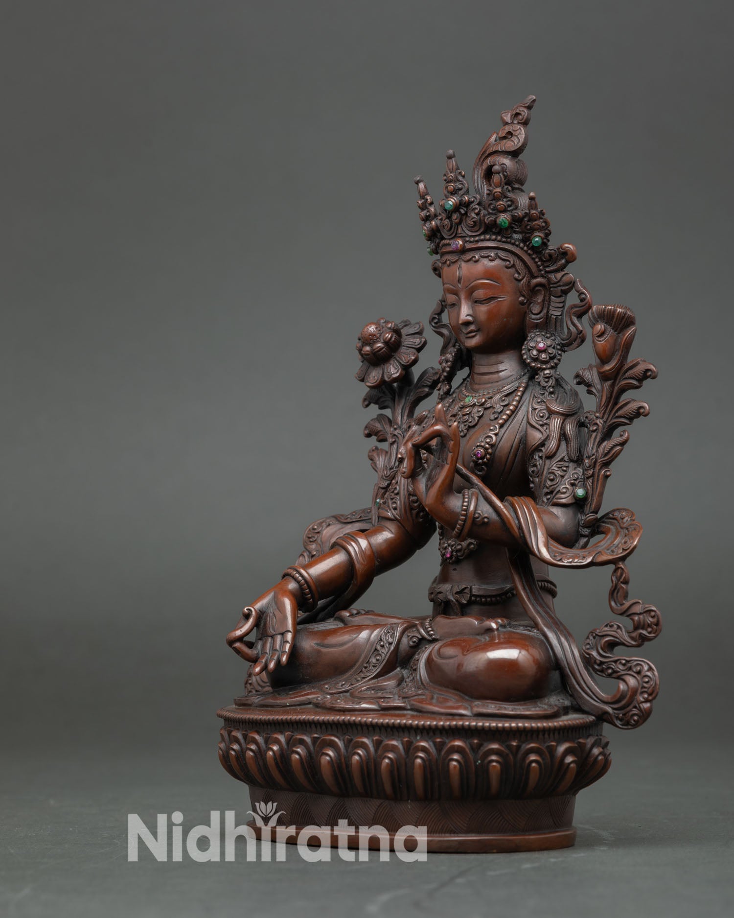 Three Long Life Deities Sculpture – Traditional Himalayan Art Set