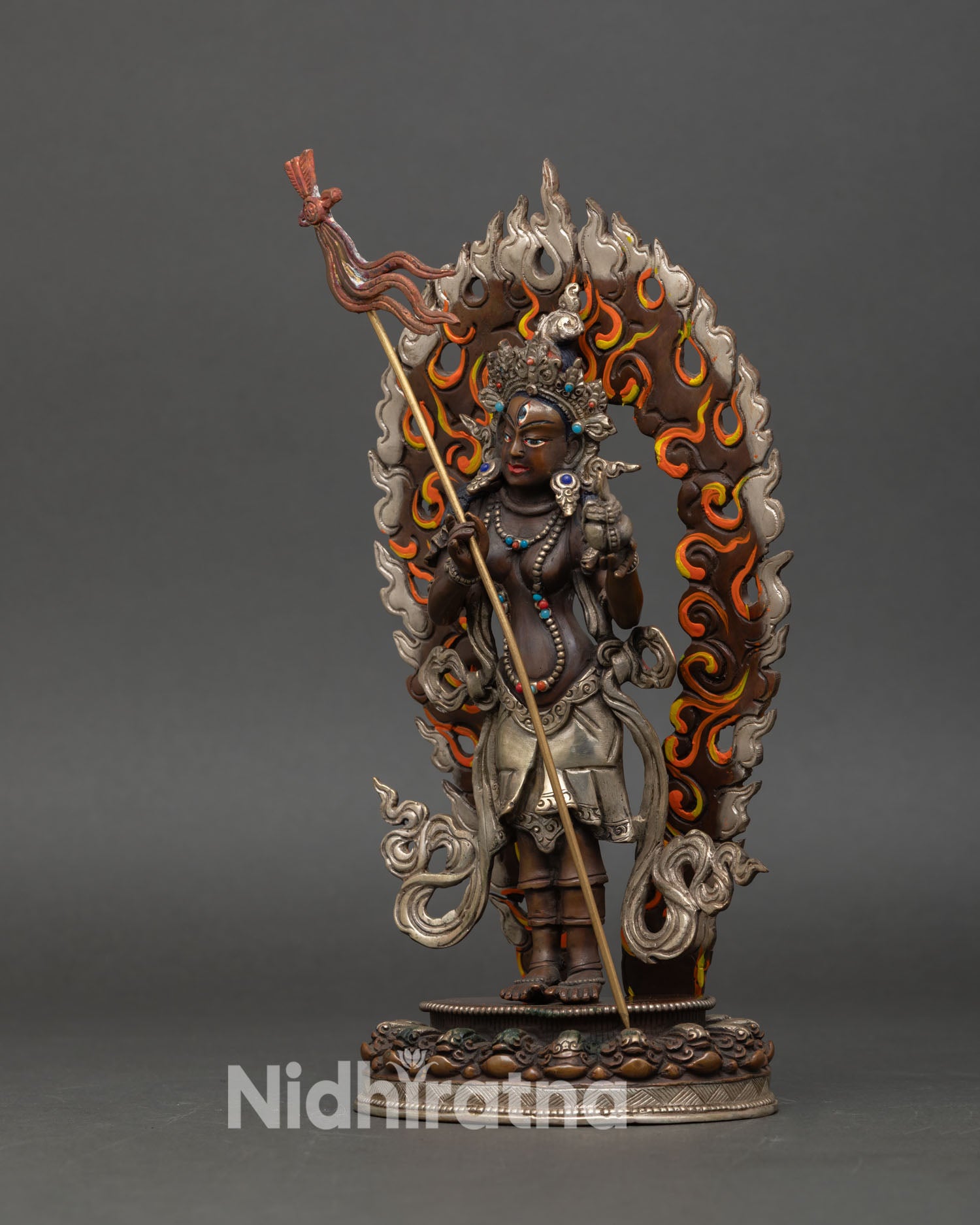 Mandarava Statue – Tibetan Dakini Spiritual Art from Nepal