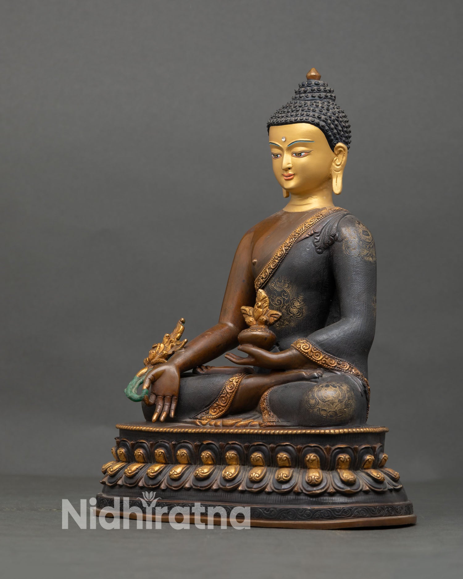 Medicine Buddha | Healing Buddha Statue for Spiritual Altar Decor