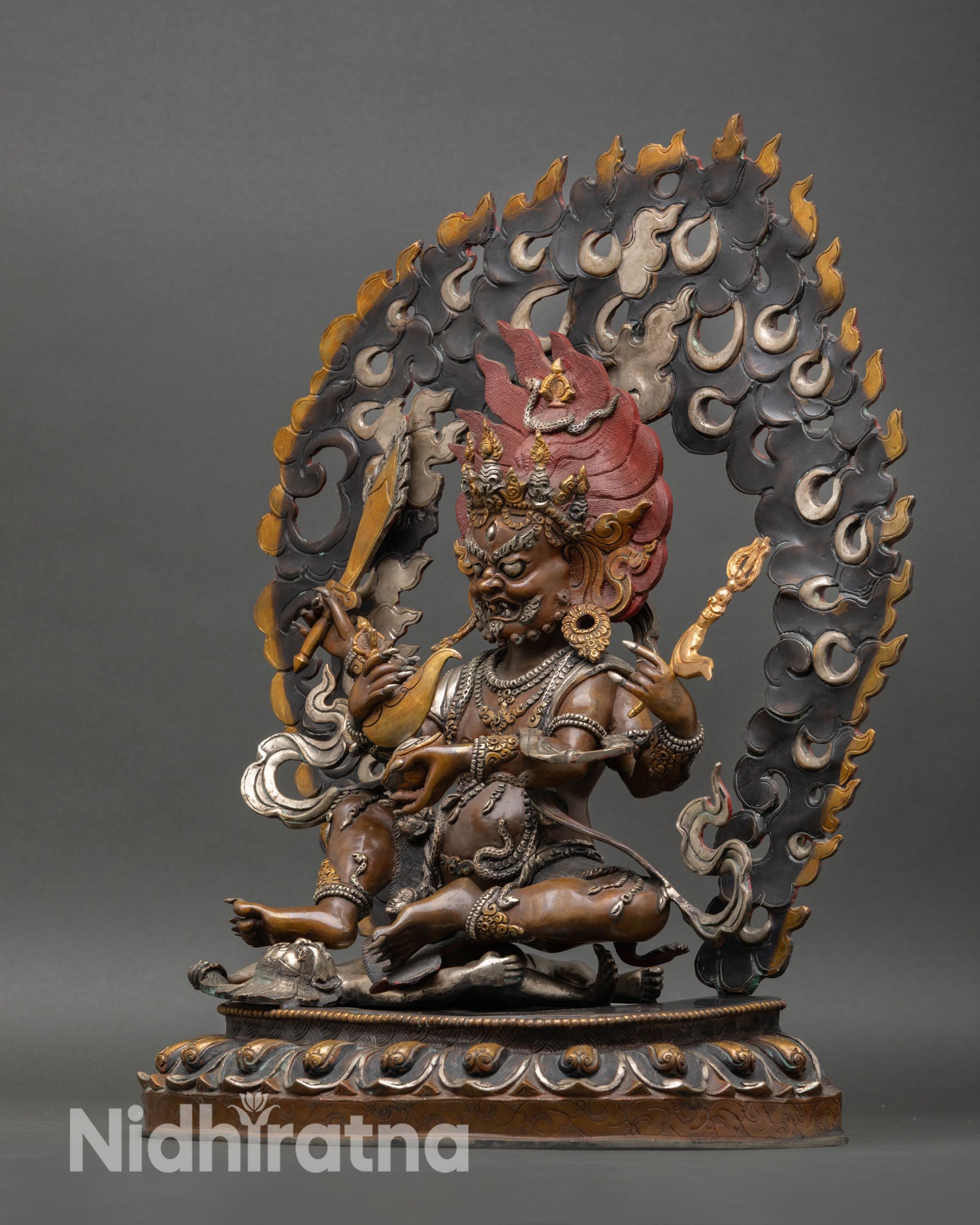 Four-Armed Mahakala: The Fearsome Defender of the Sacred Path