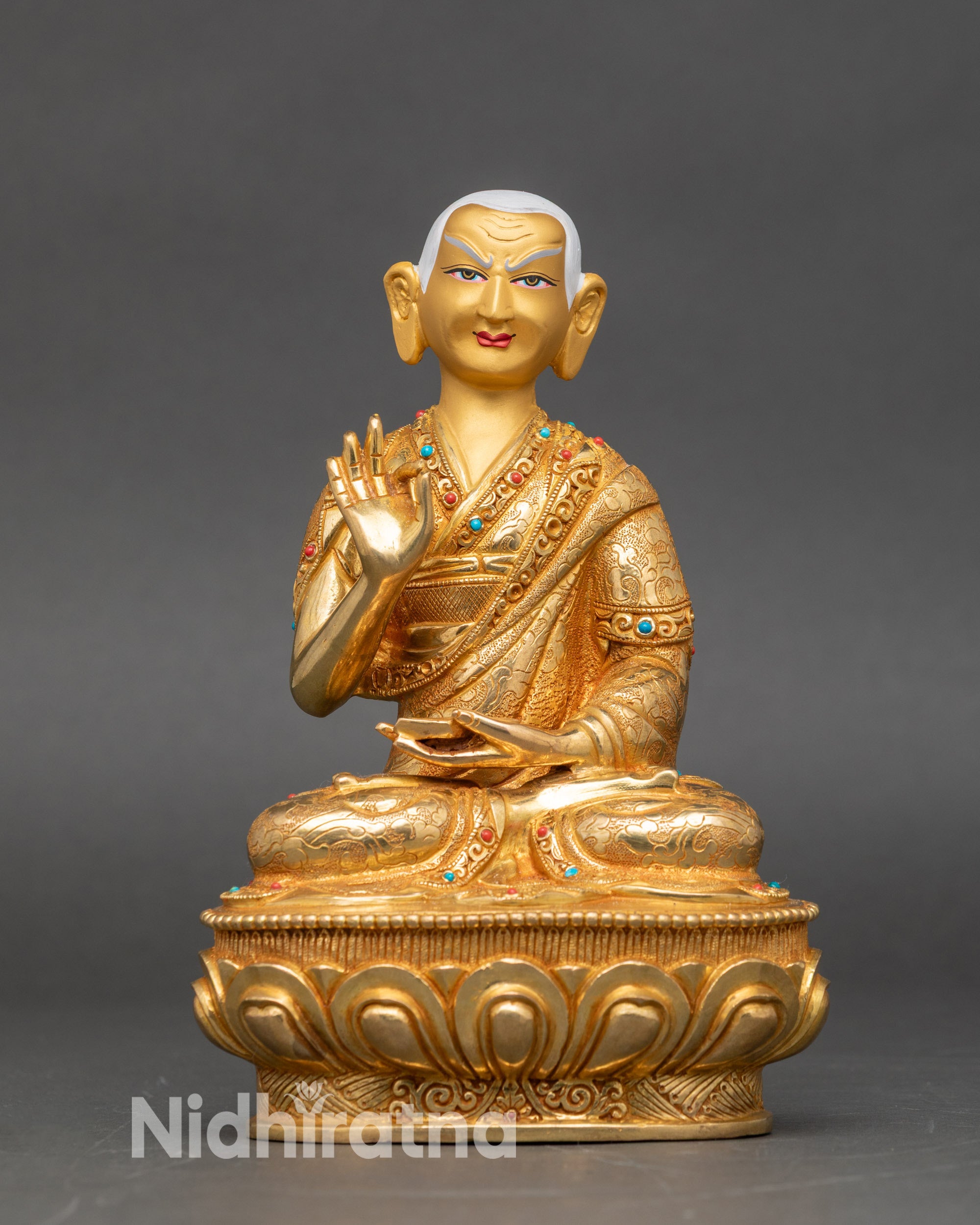 Tsongkhapa Worship Set | Traditional Nepalese Buddhist Craftsmanship