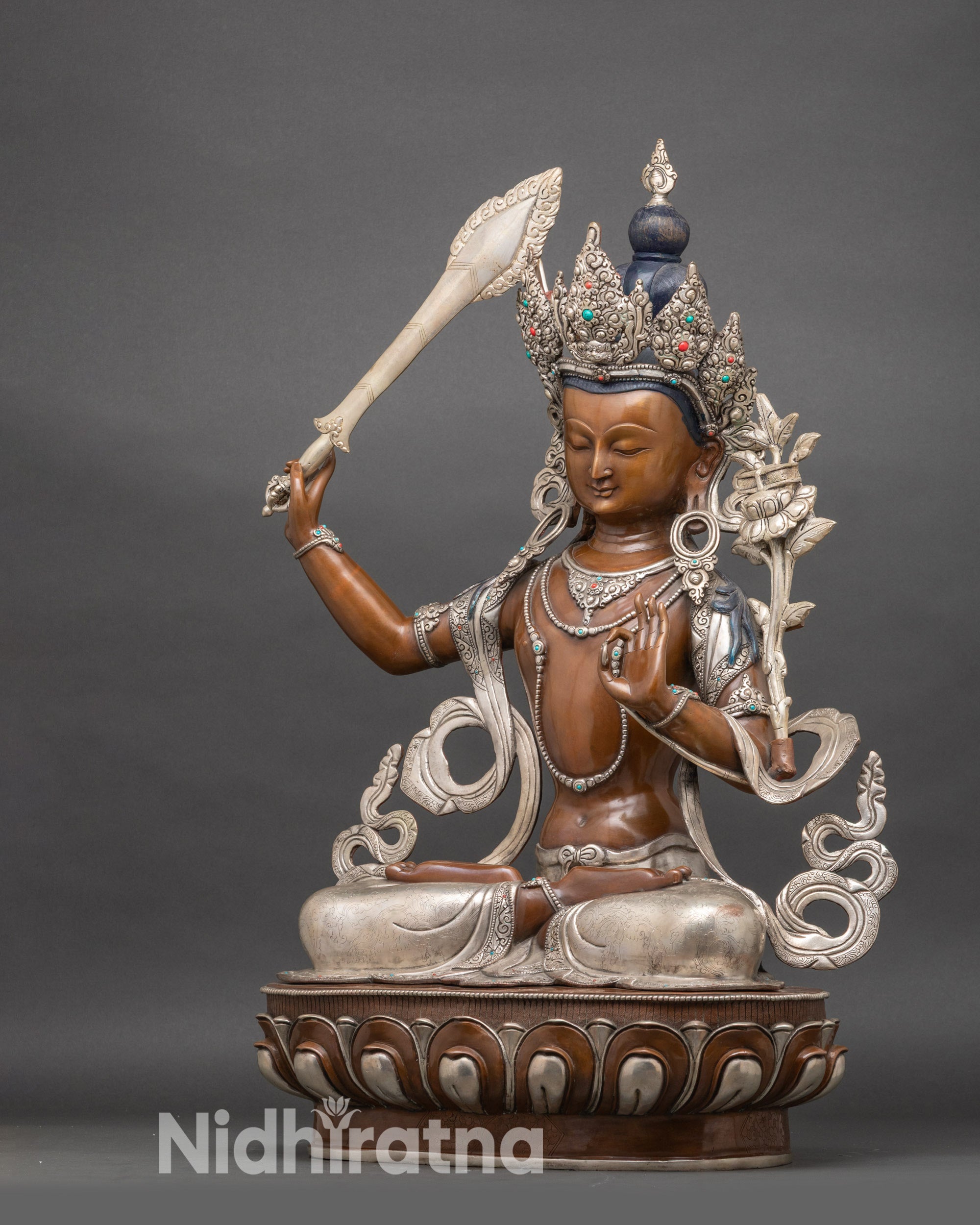 Bodhisattva Manjushri Statue - Symbol of Enlightened knowledge