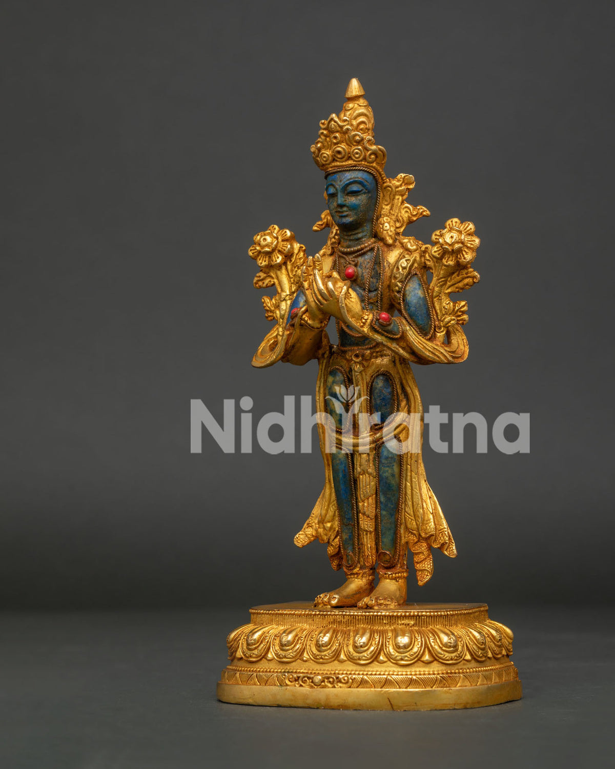 Standing Maitreya Buddha Statue | Spiritual Home Decor