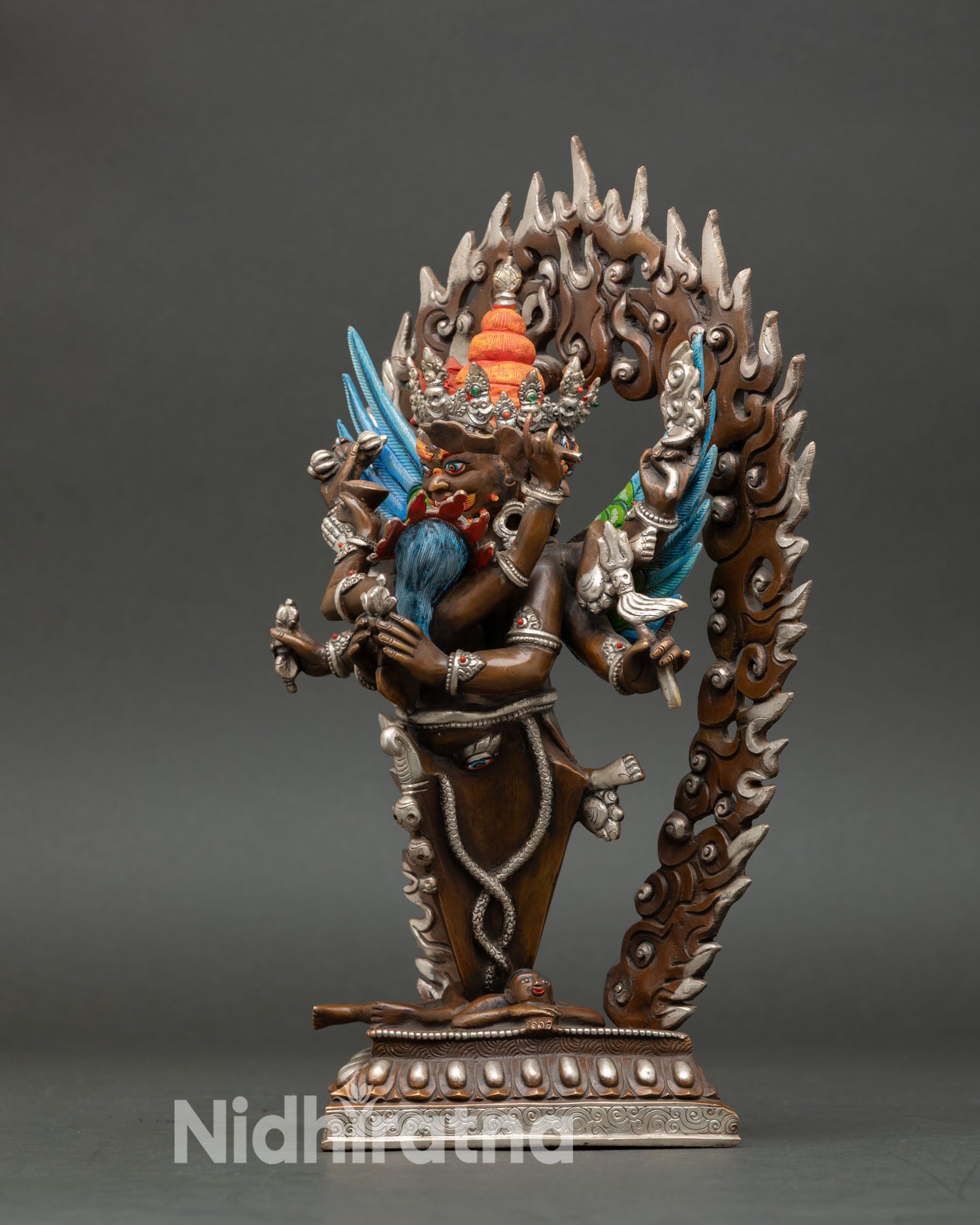 Vajrakilaya Statue for Altar – Sacred Buddhist Ritual Sculpture