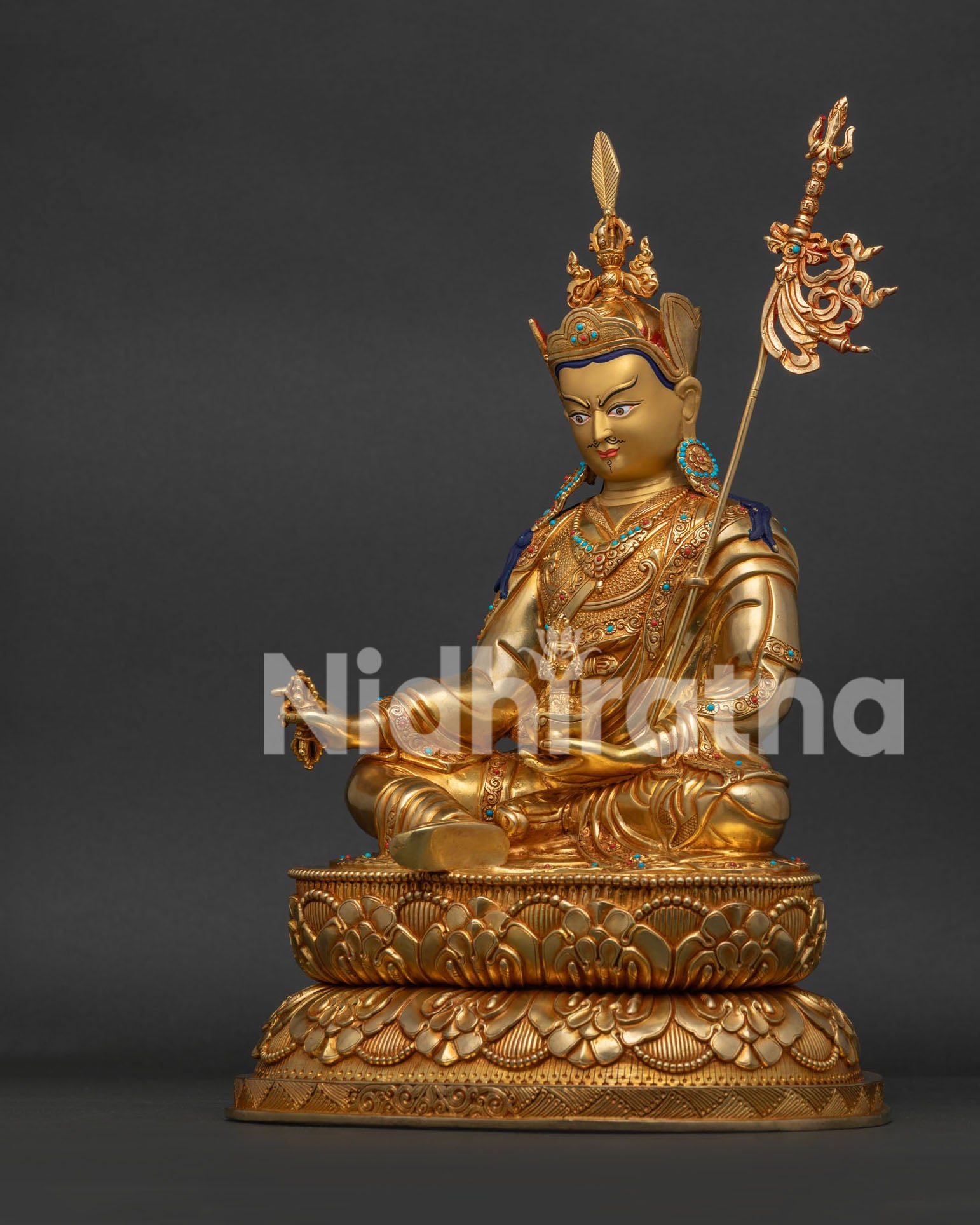 Guru Rinpoche Statue | Vajrayana Enlightened Master