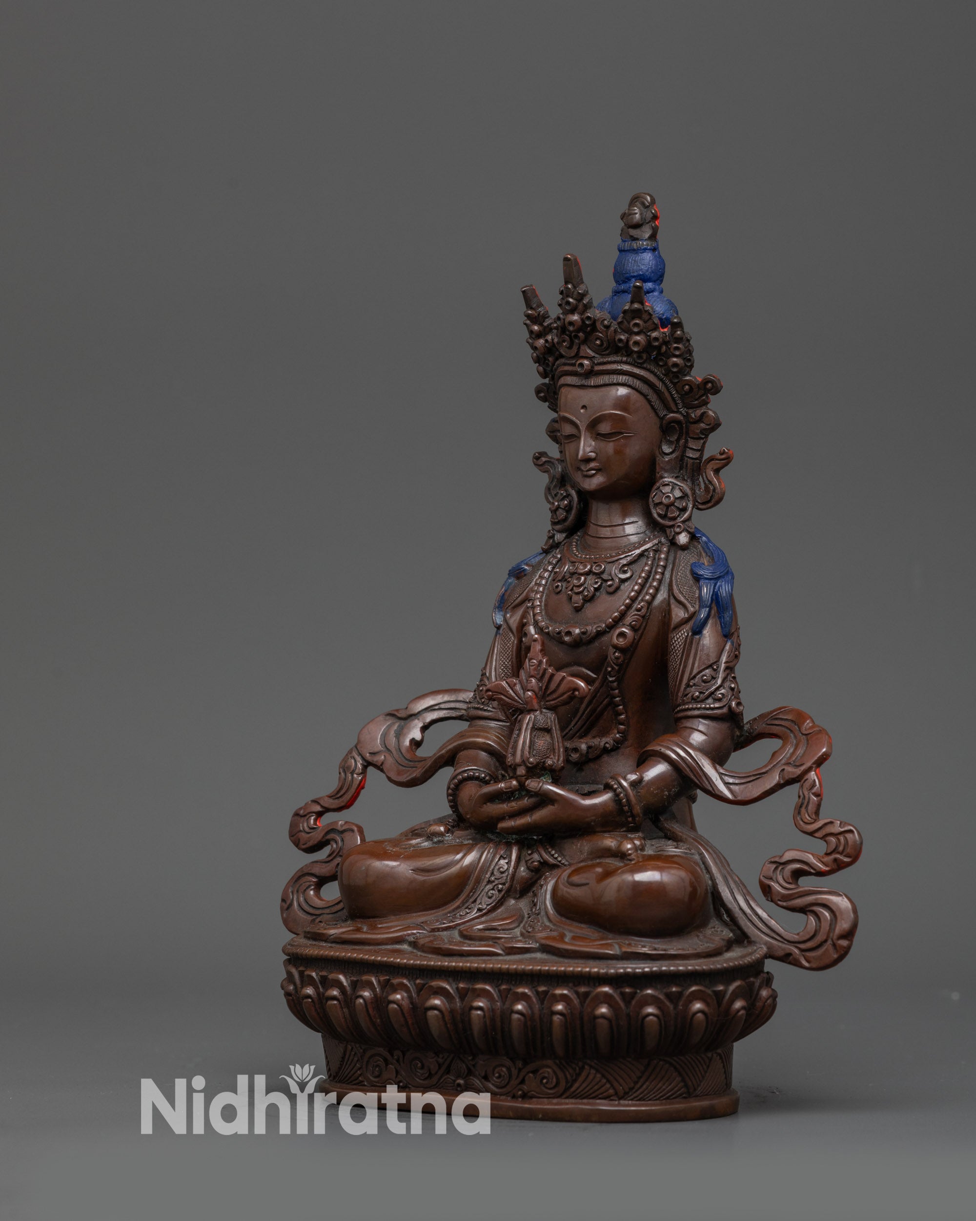 Handmade Amitayus Buddha Statue – Long Life Buddha Meditation Figure