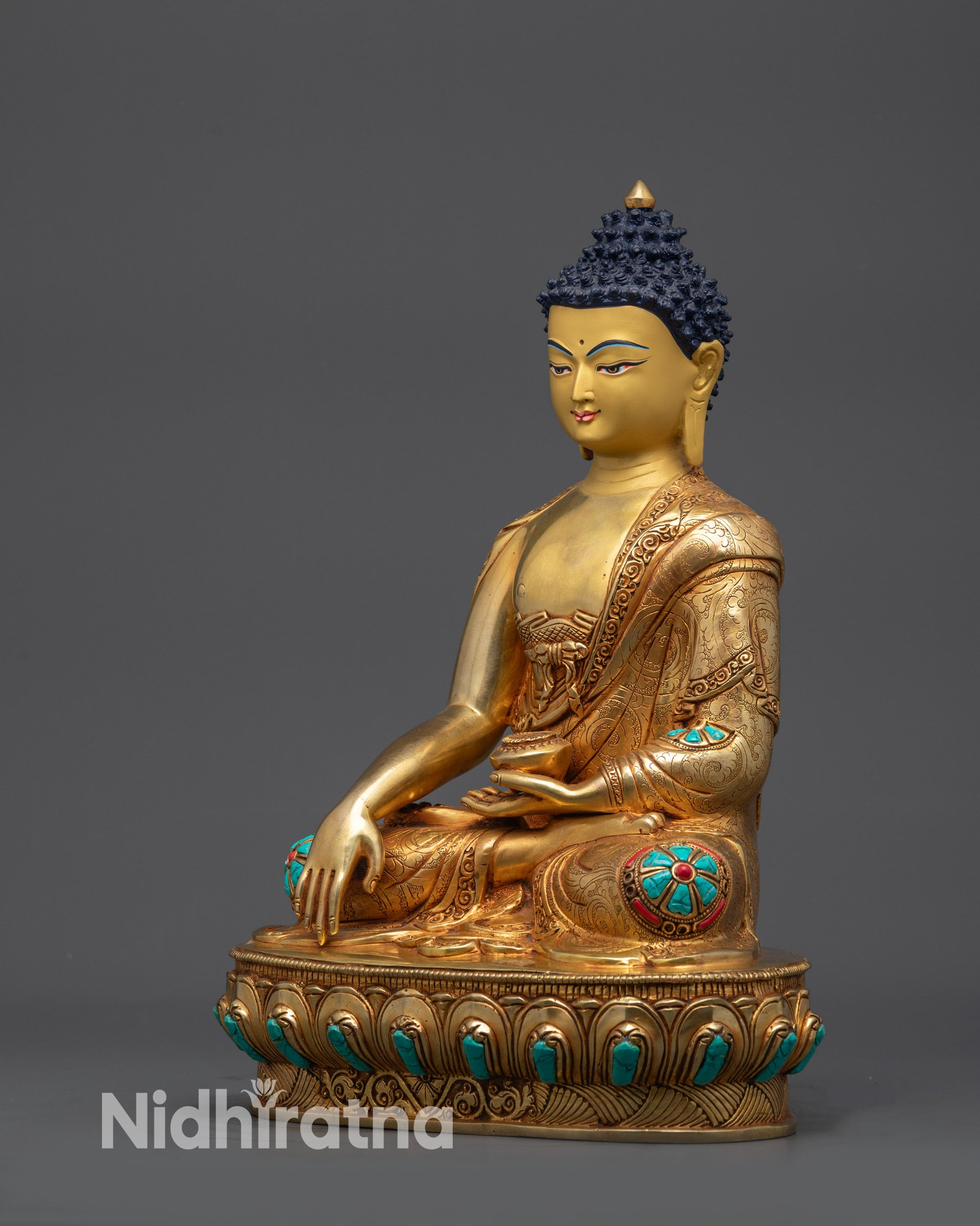 Buddha Shakyamuni Sculpture | Enlightenment Symbol for Sacred Spaces