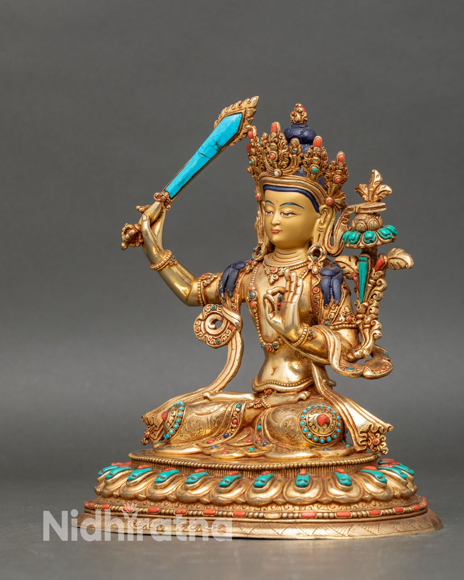Manjushree Statue |Wisdom Deity from Nepal
