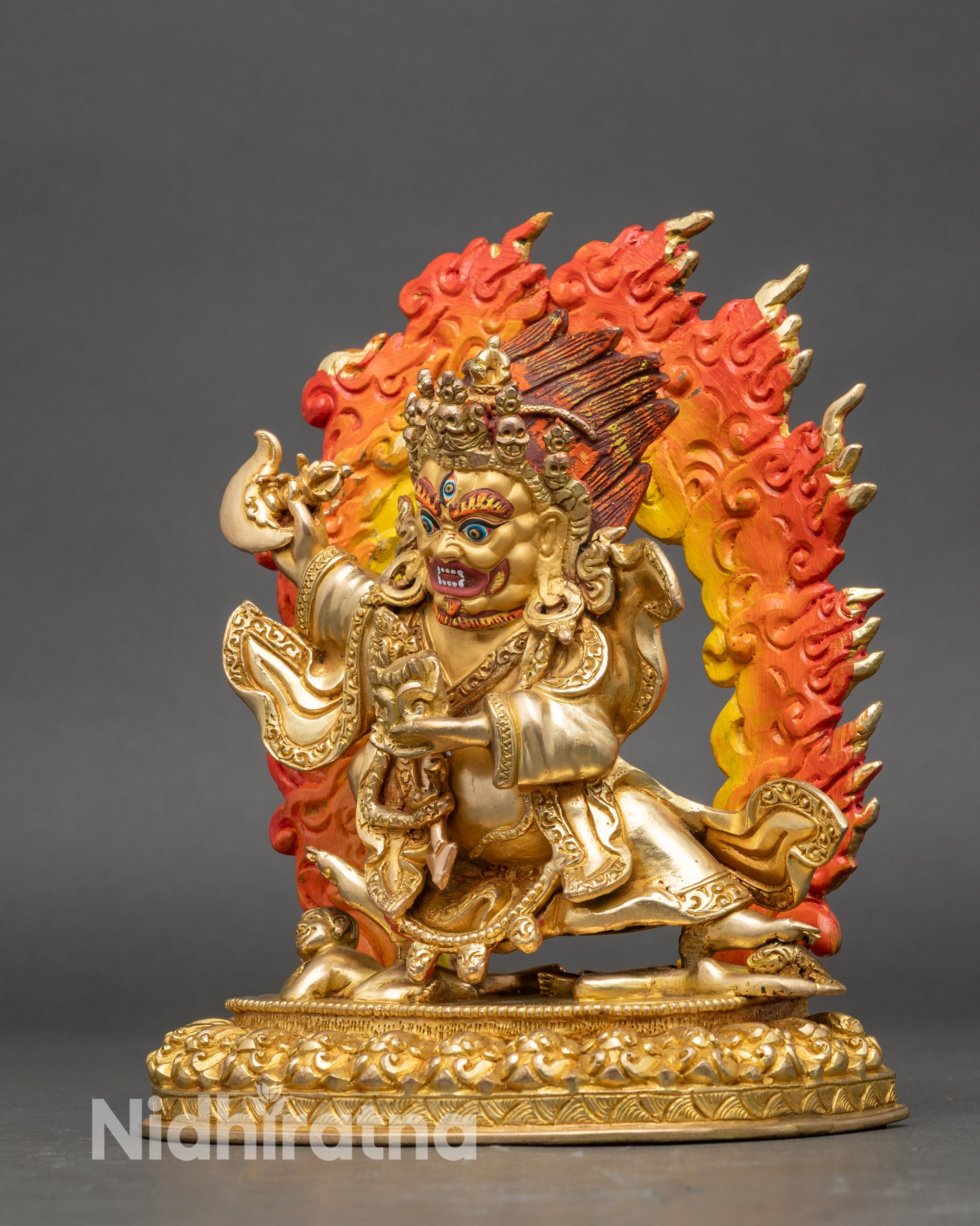 Mahakala Bernagchen Altar Statue | Powerful Protector for Meditation