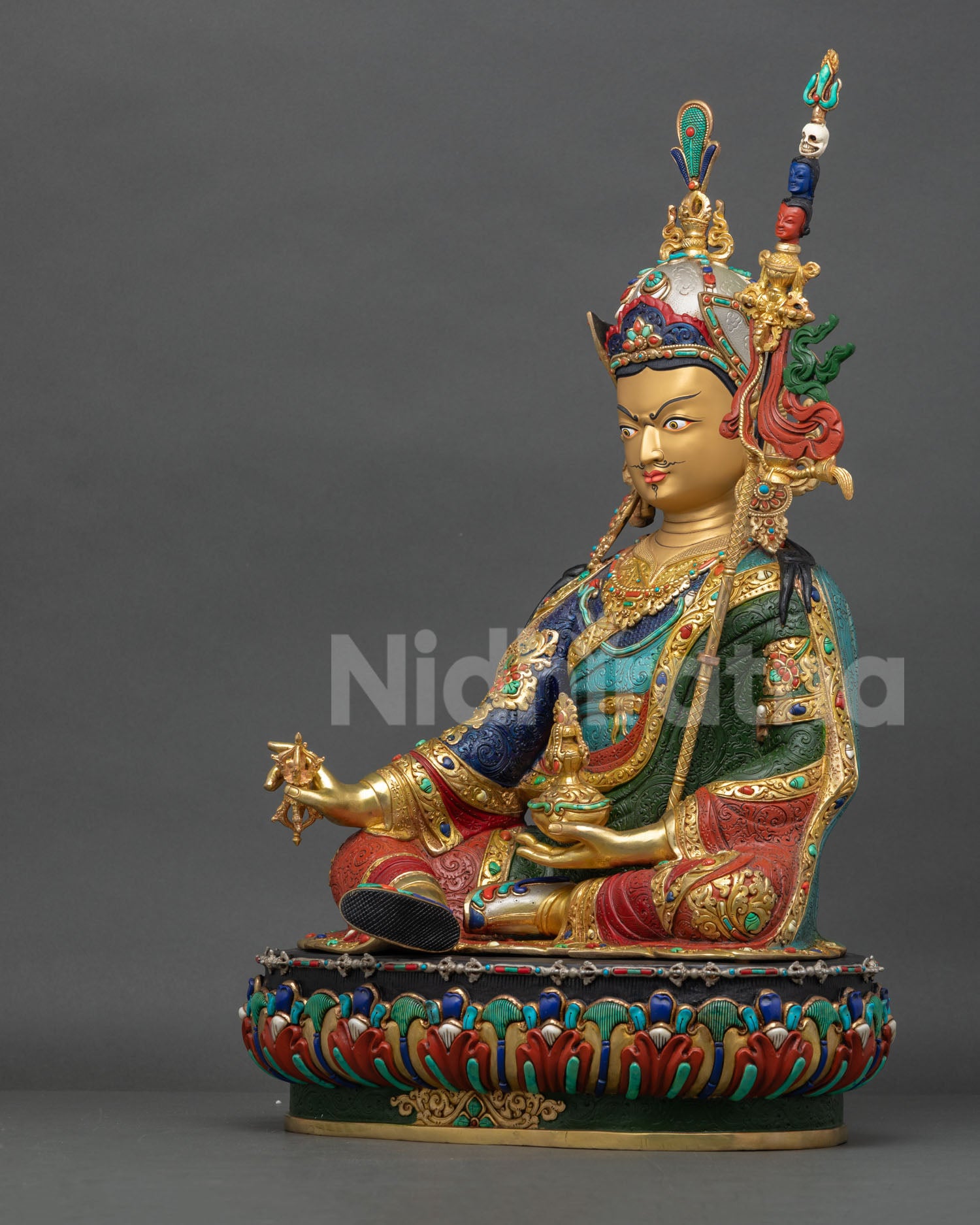 Lotus-Born Guru Rinpoche Statue | The Great Second Buddha