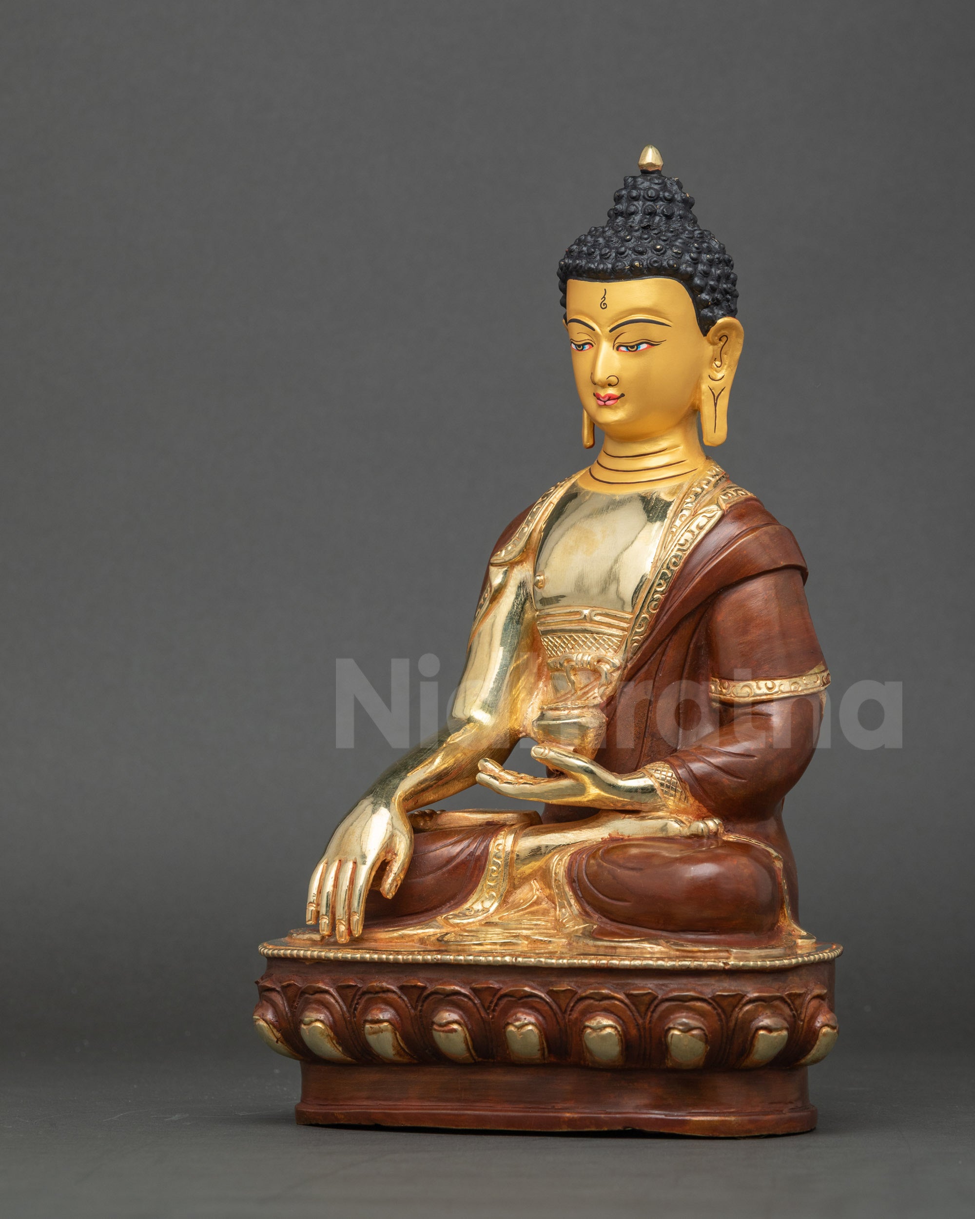 Nepalese Shakyamuni Buddha Statue | A Sacred Meditation Companion