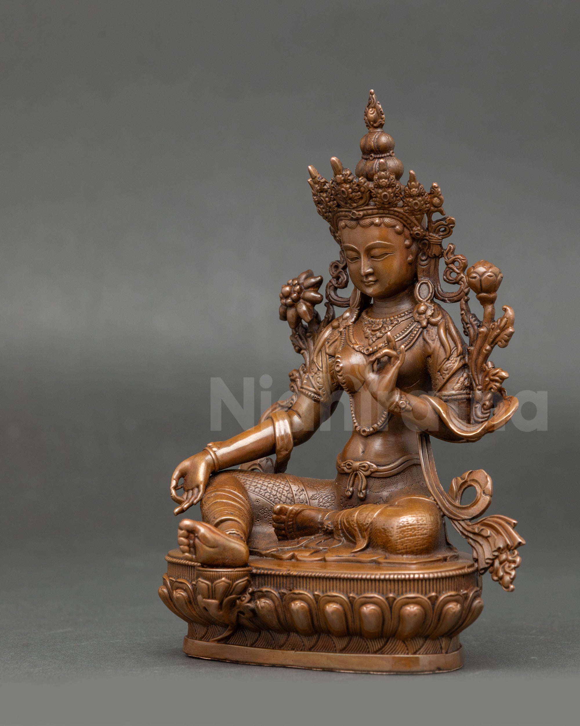 Green Tara Statue