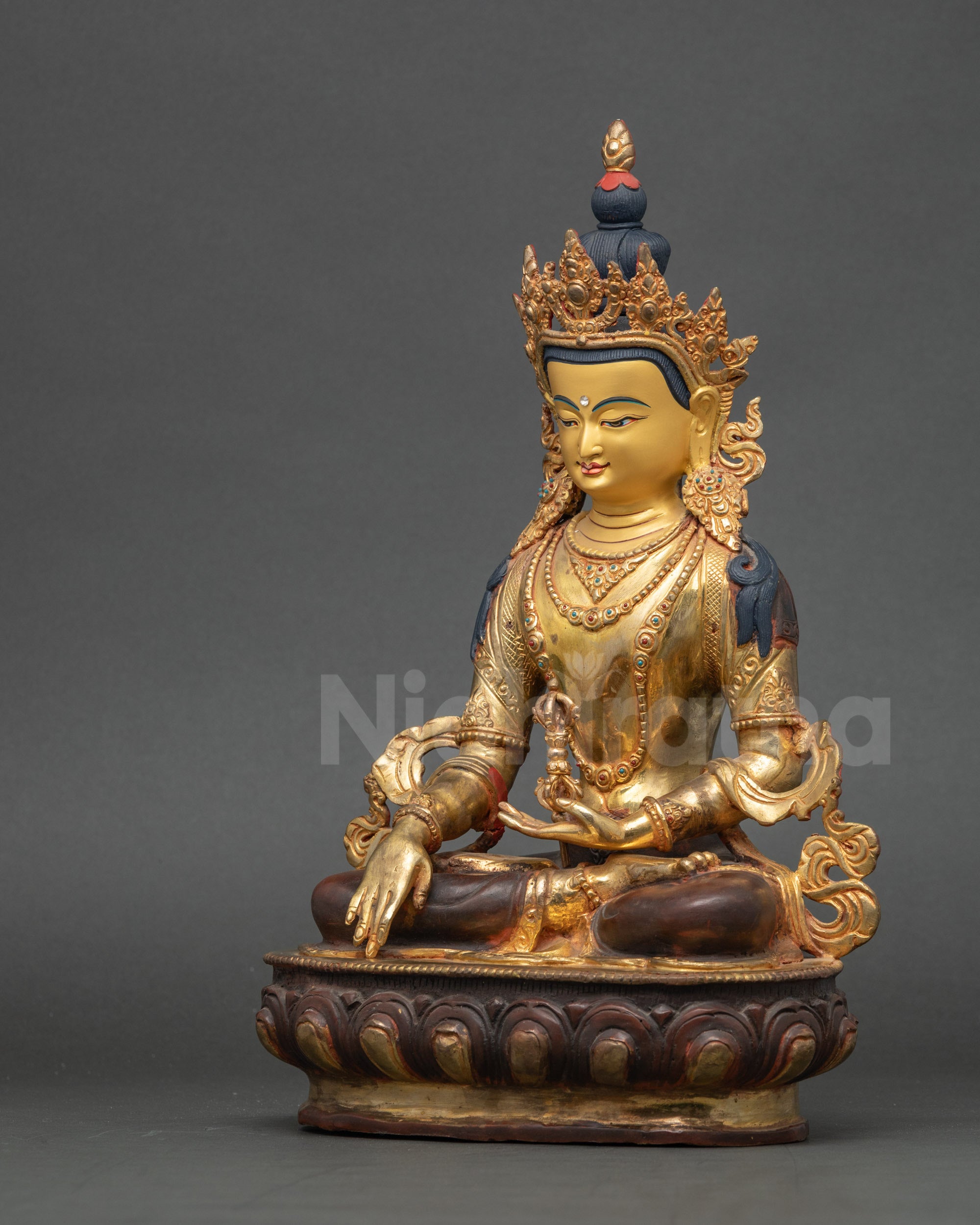 Nepalese Mitrugpa Buddha β Handmade Sculpture for Inner Stability