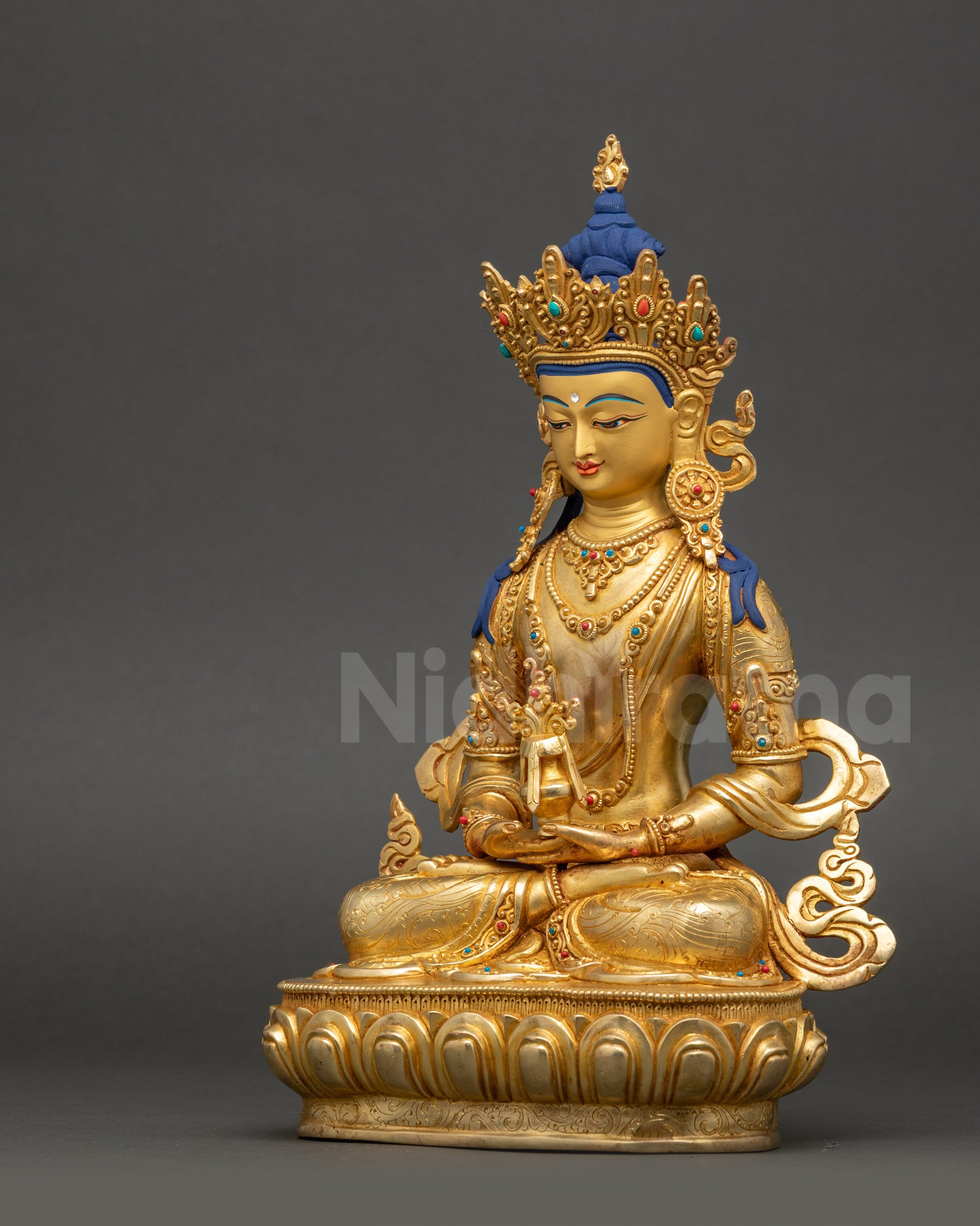Traditional Amitayus Buddha Statue for Compassionate Blessing