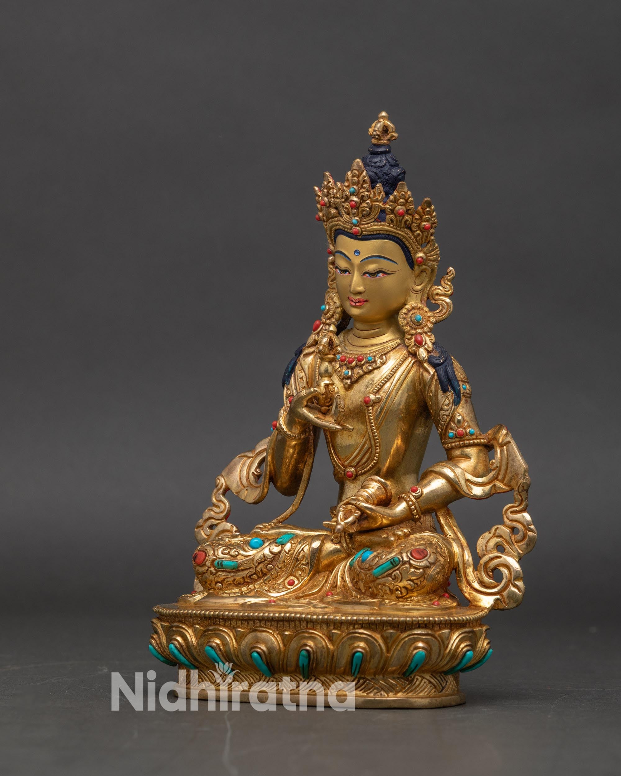 Vajrasattva Buddhist Sculpture | Handcrafted in Nepal