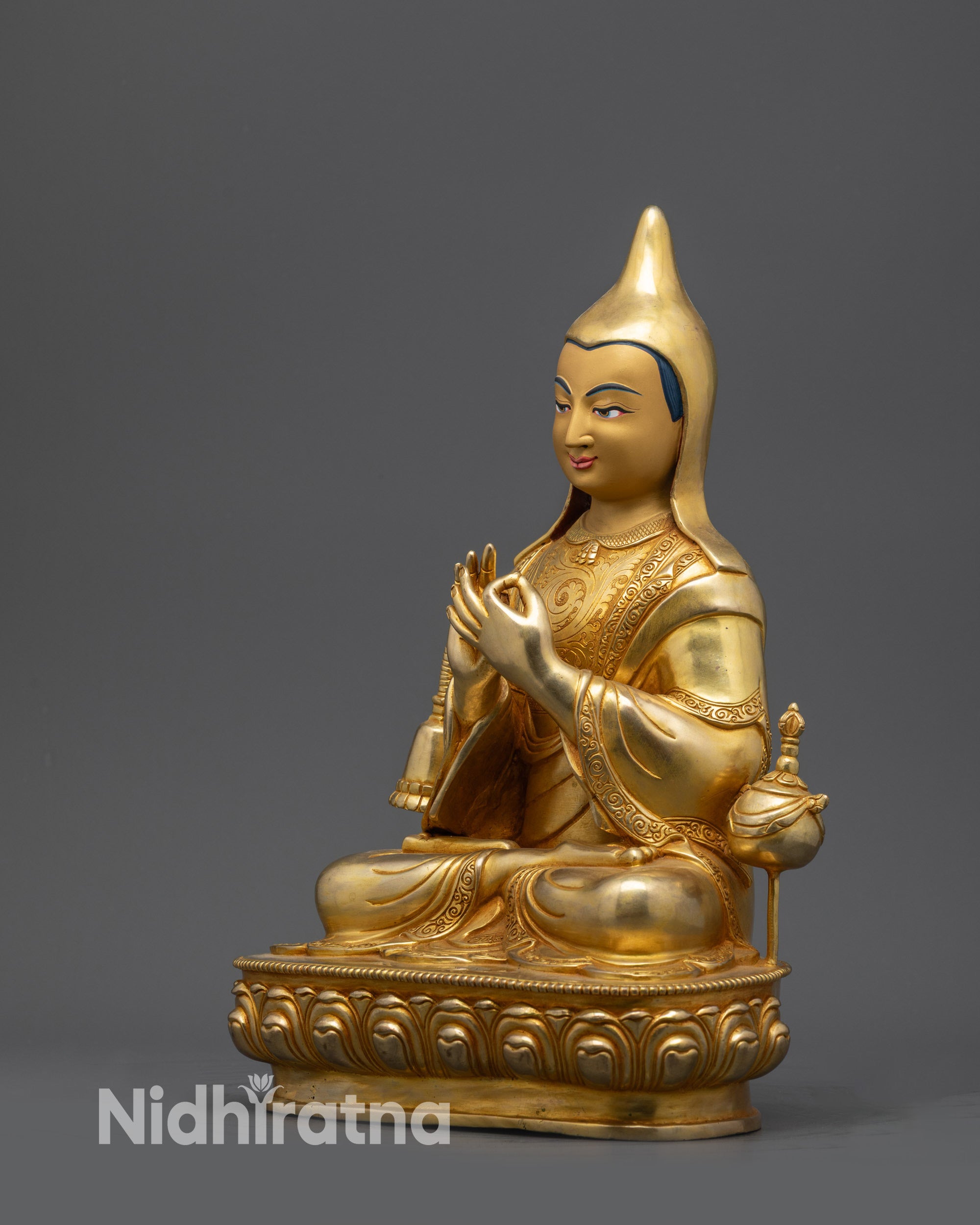Buddhist Master Dipankara Atisha Statue | Handmade Nepalese Statues