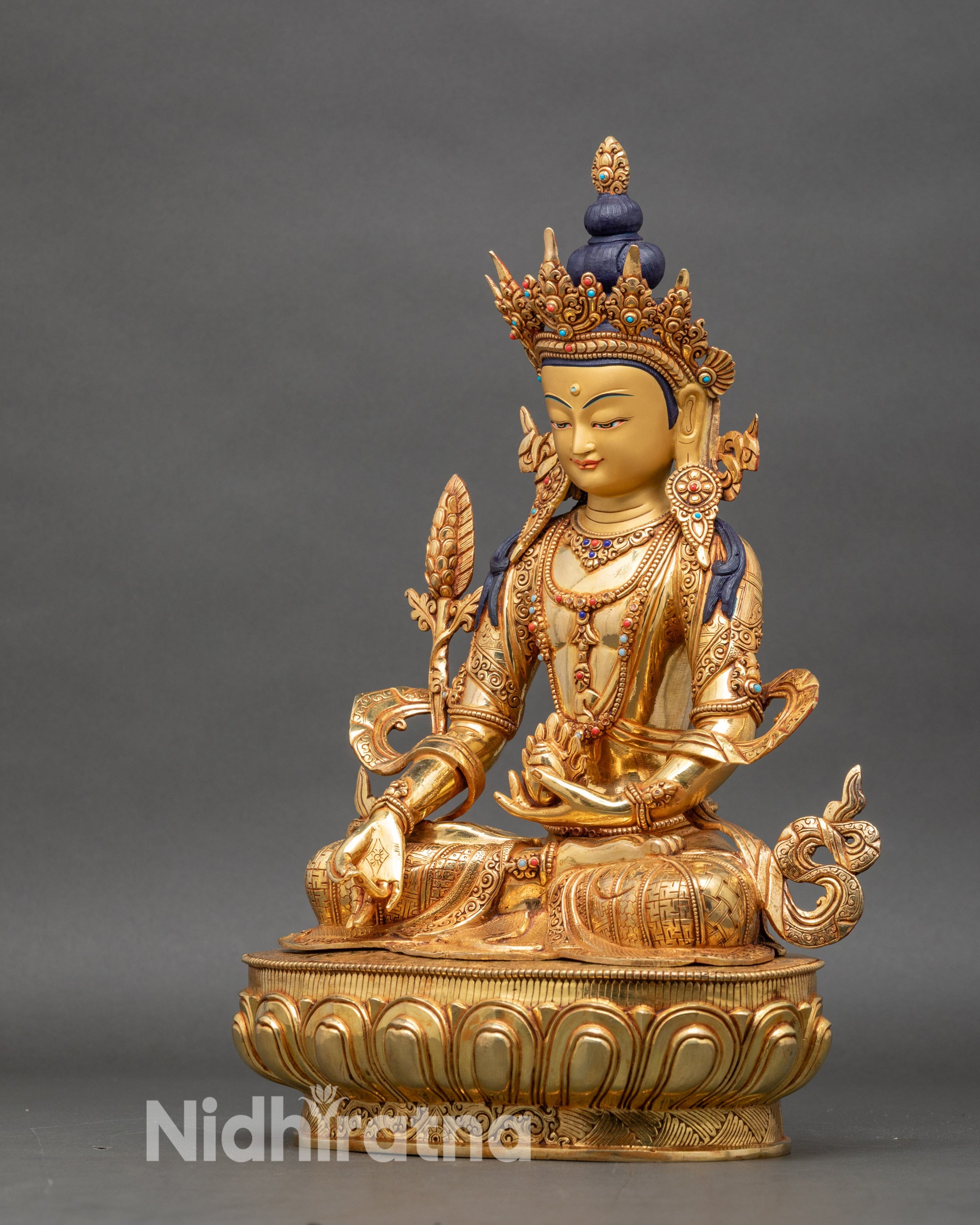 Kshitigarbha Sculpture - Buddhist Deity for Spiritual Guidance