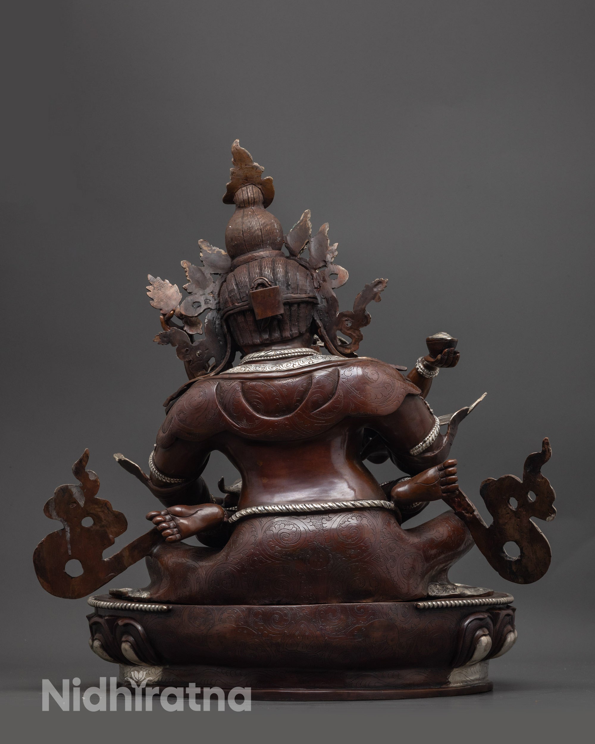 Green Dzambhala Statue
