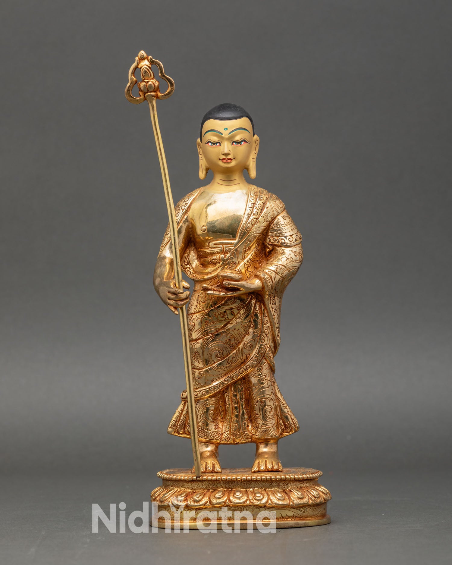 Buddha Shakyamuni with Disciples | Himalayan Sacred Sculpture