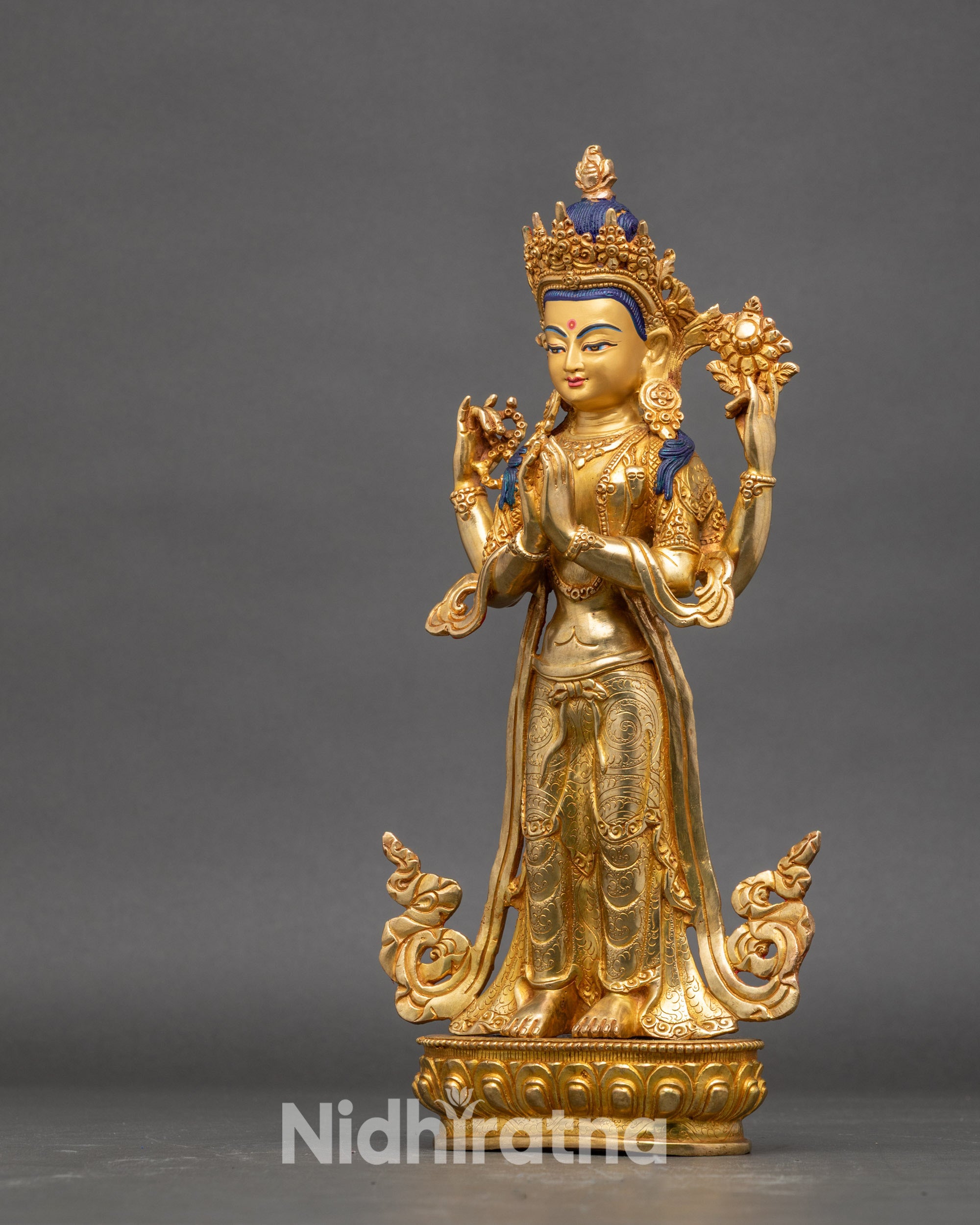 Standing Chenrezig Statue - Bodhisattva of Infinite Compassion