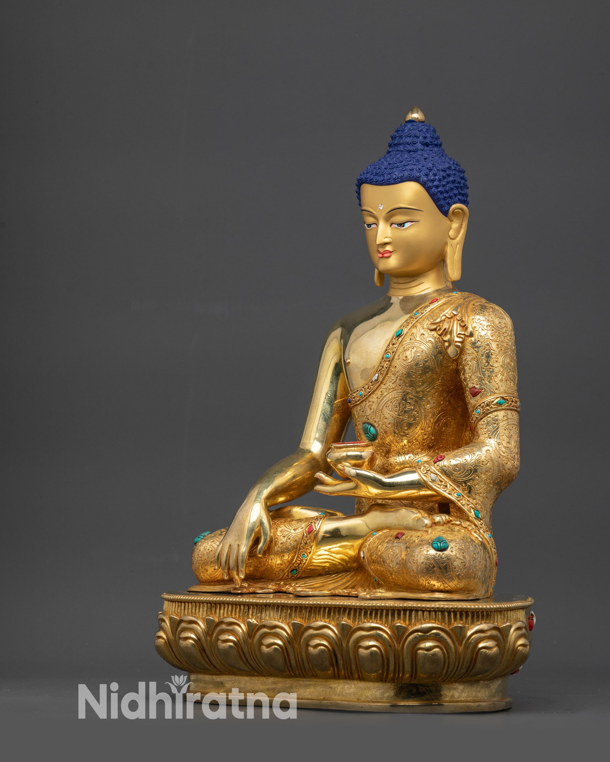 Premium Lord Buddha Shakyamuni Sculpture | Enlightened Tathagata Figure