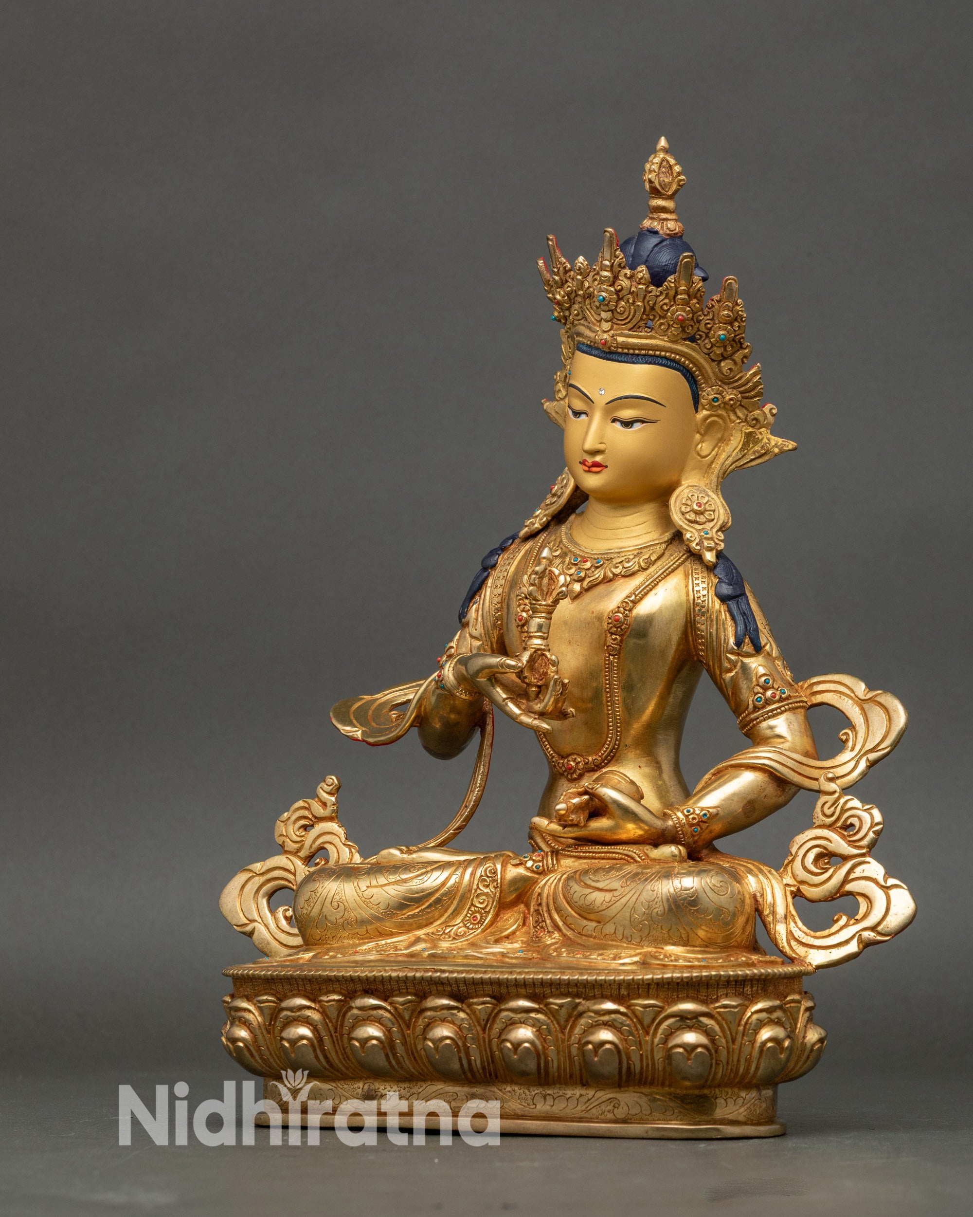 Vajrasattva Buddha | Artisan-Crafted Nepalese Sacred Sculpture