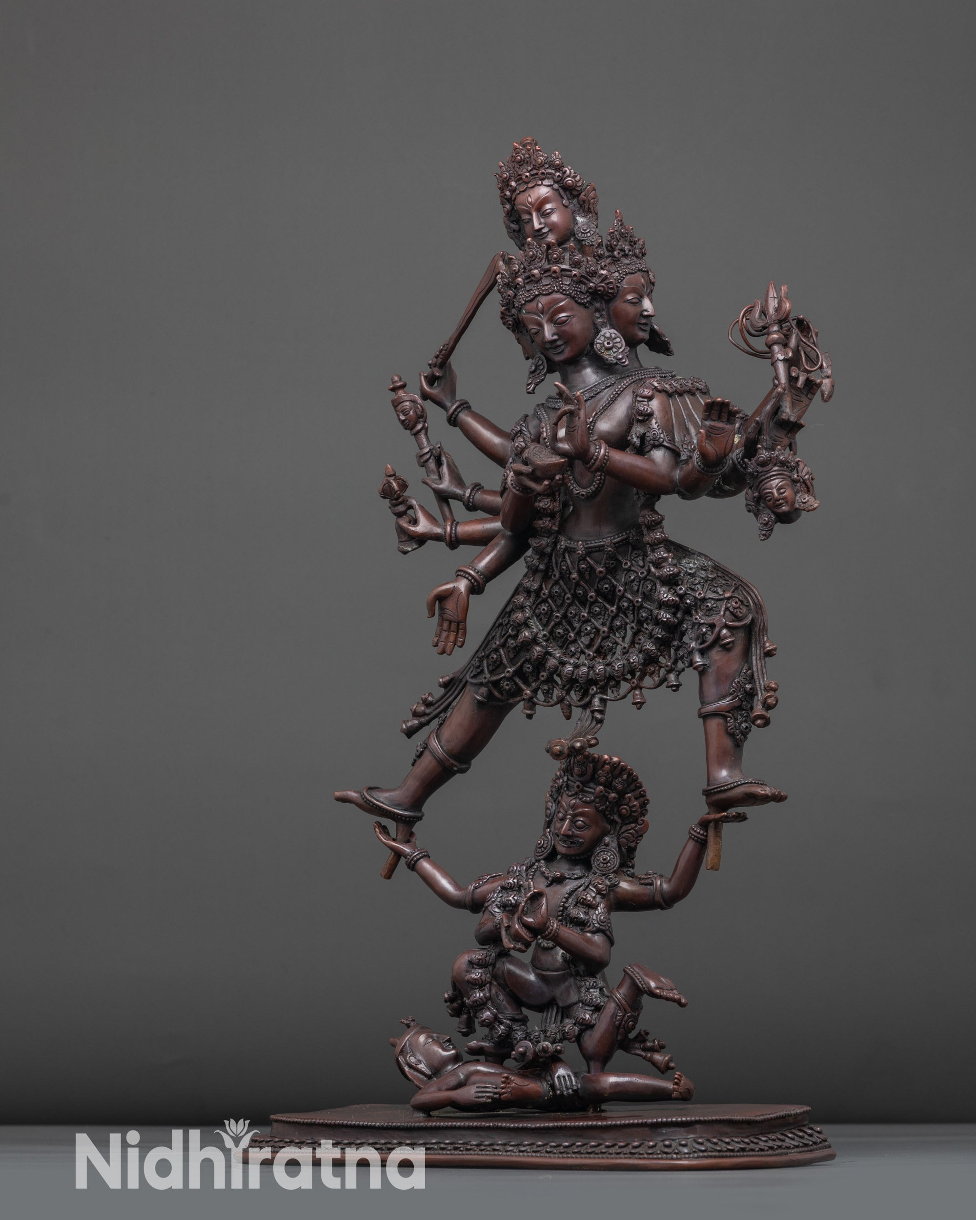 Oxidized Siddhi Lakshmi Statue | The Goddess of Miraculous Power