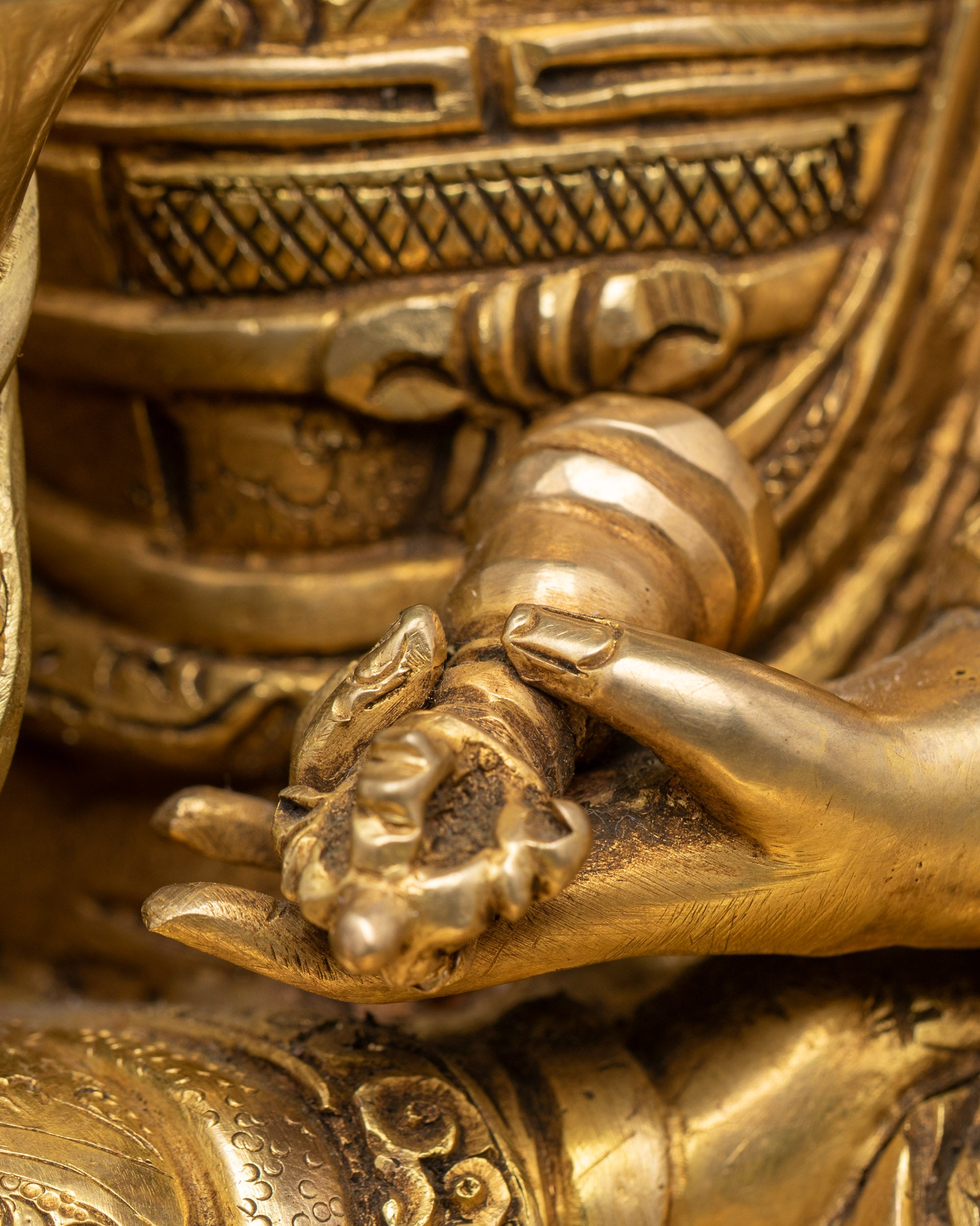 Five Shakya Masters Statue Set | Handcrafted Buddhist Deities from Nepal
