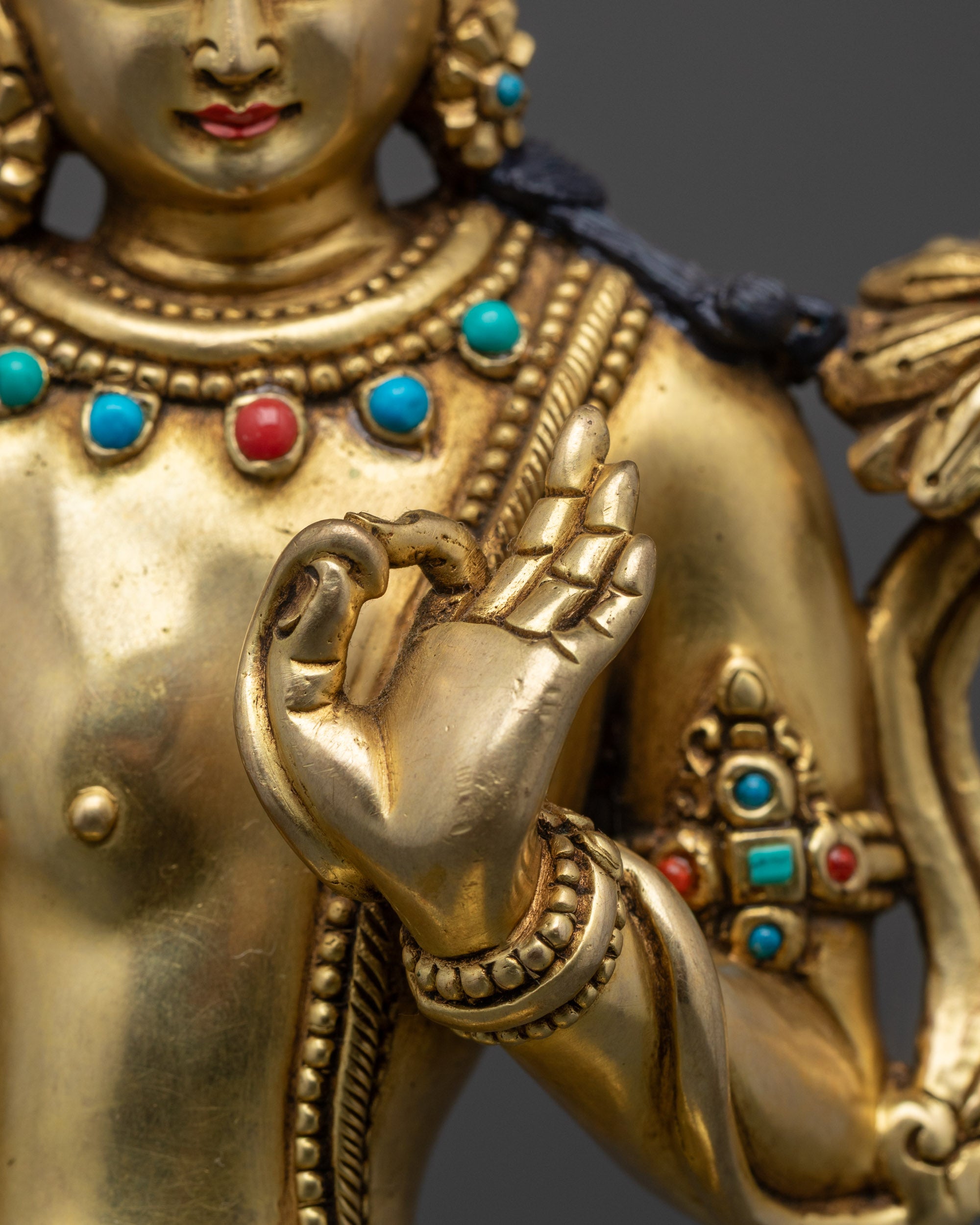 Eight Bodhisattvas Statue Collection | Traditional Nepalese Artistry