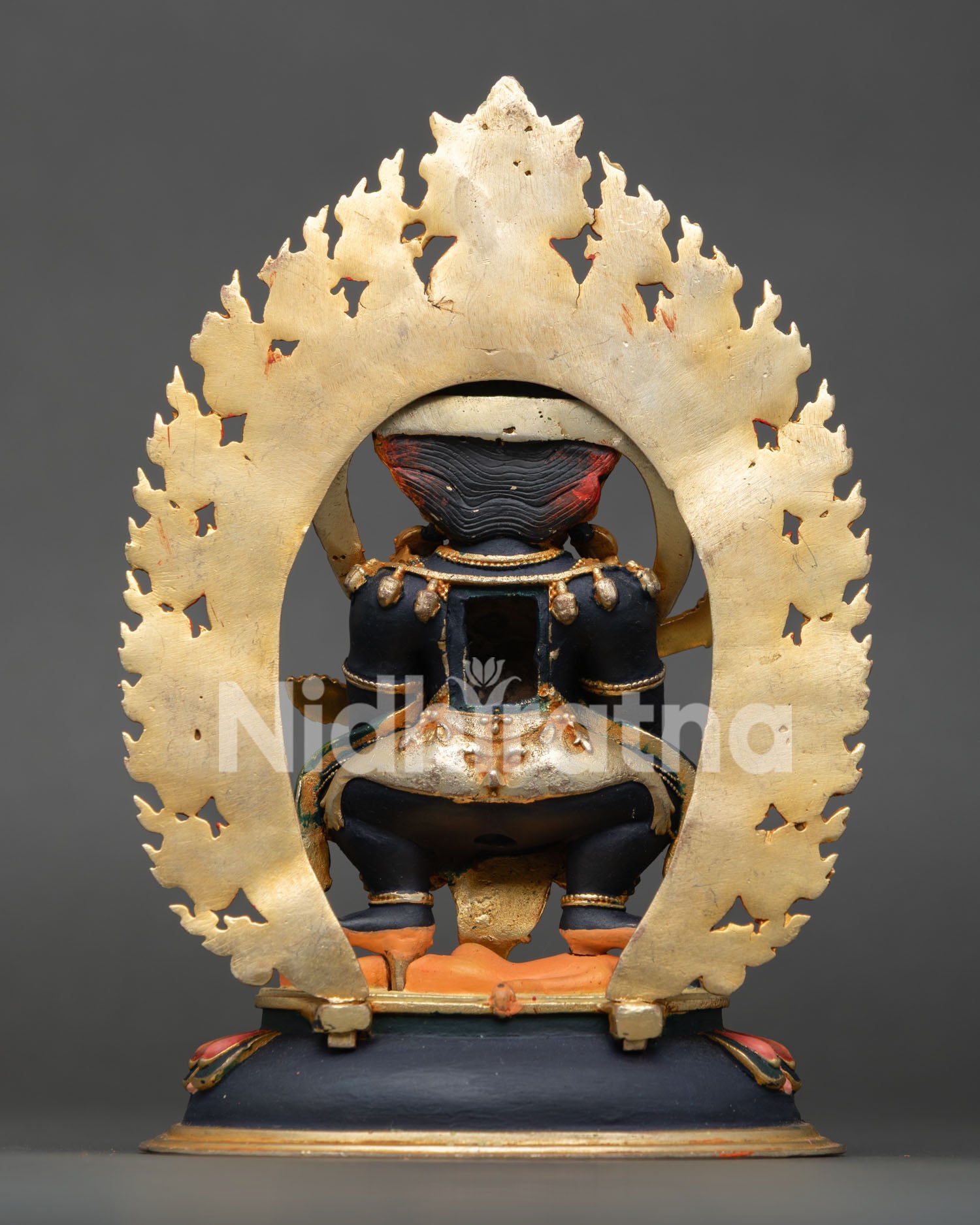 Sakya Mahakala Statue | Wrathful Protector Deity from Nepal
