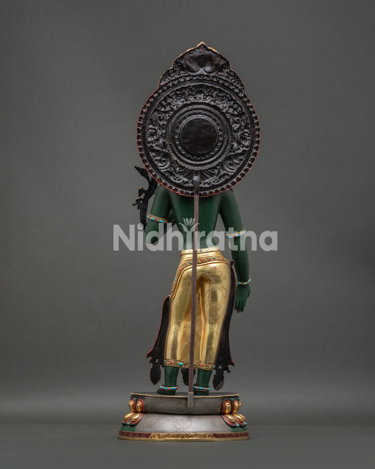Standing Green Tara Statue | Large Buddhist Shrine Decor