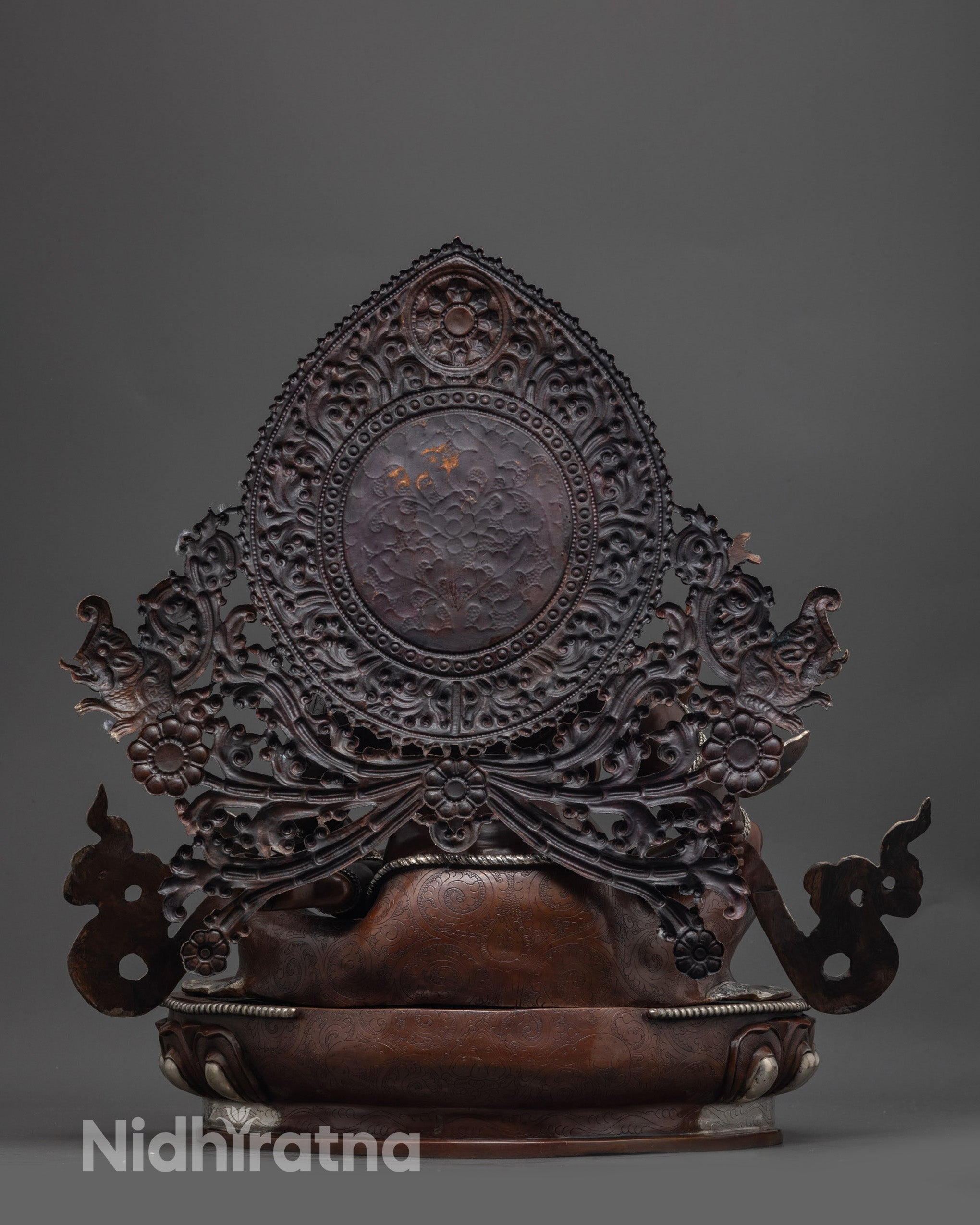 Red Dzambhala Statue