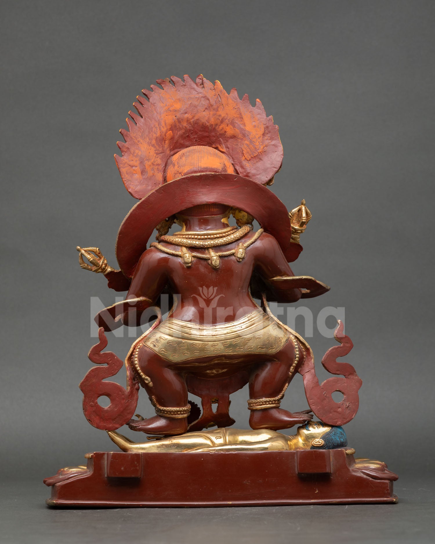 Shakya Mahakala Statue – Tibetan Buddhist Religious Artwork