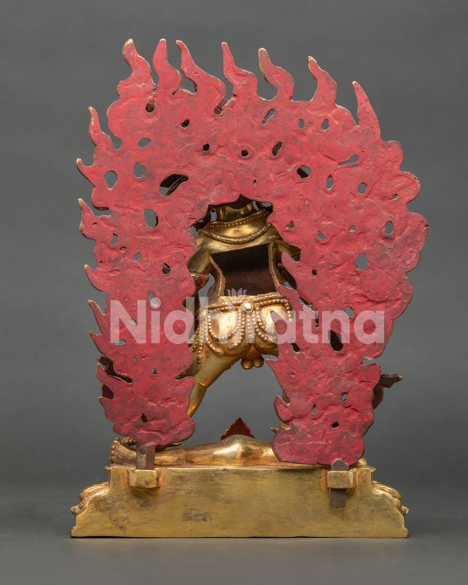Black Dzambhala Statue | Buddhist Wealth Deity