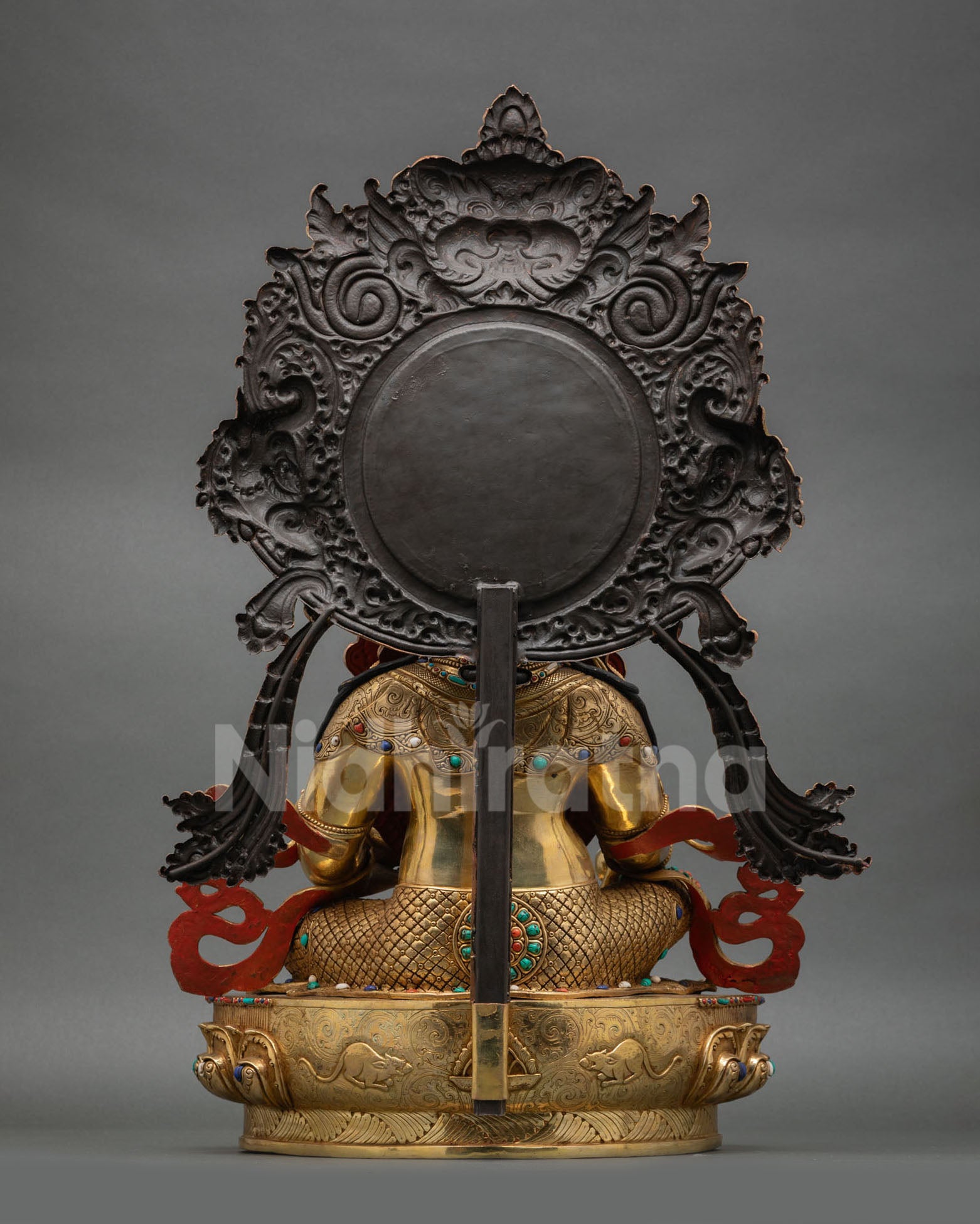 Large Dzambhala Statue | Traditional Buddhist Sacred Artwork