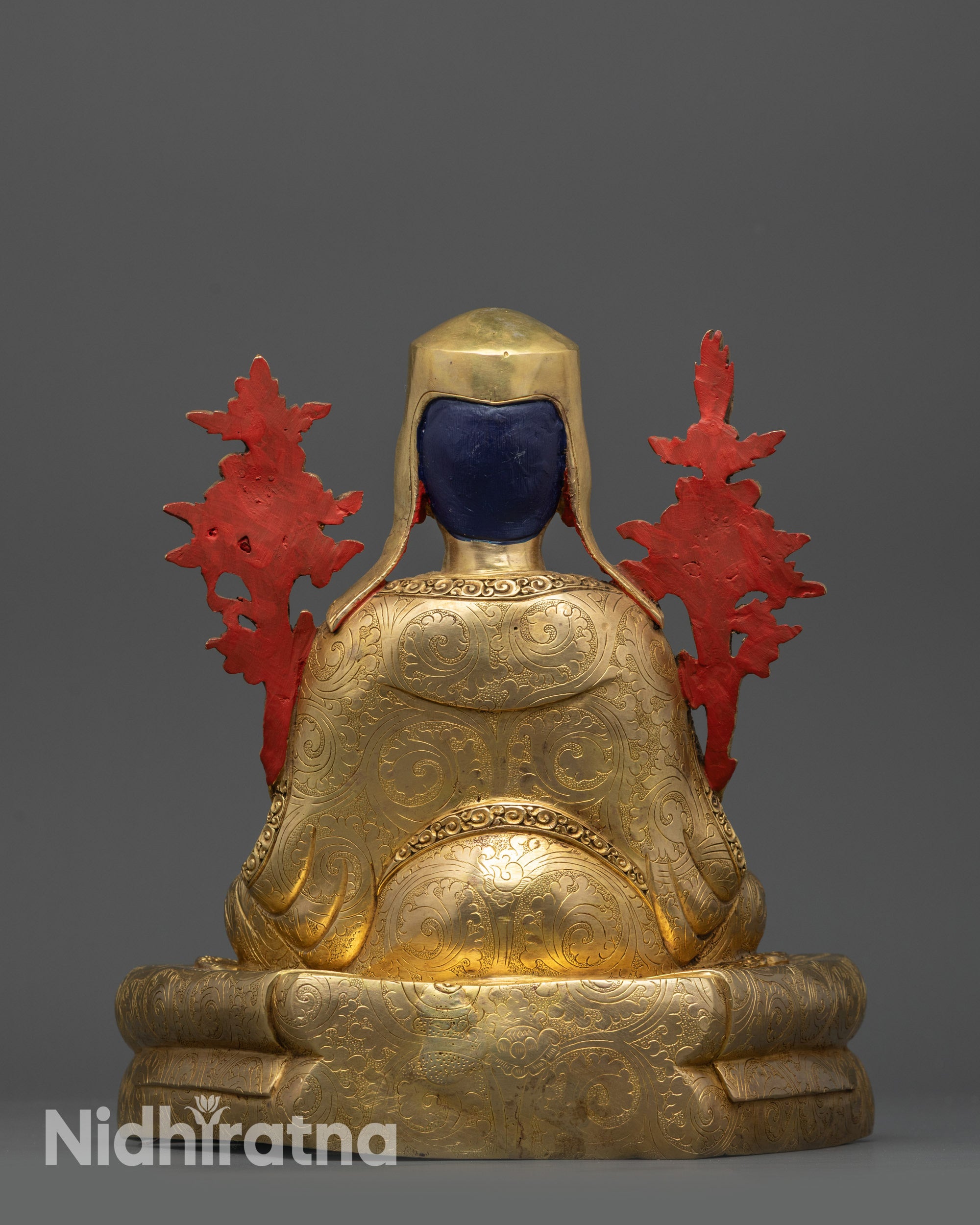 Five Shakya Masters Statue Set | Handcrafted Buddhist Deities from Nepal