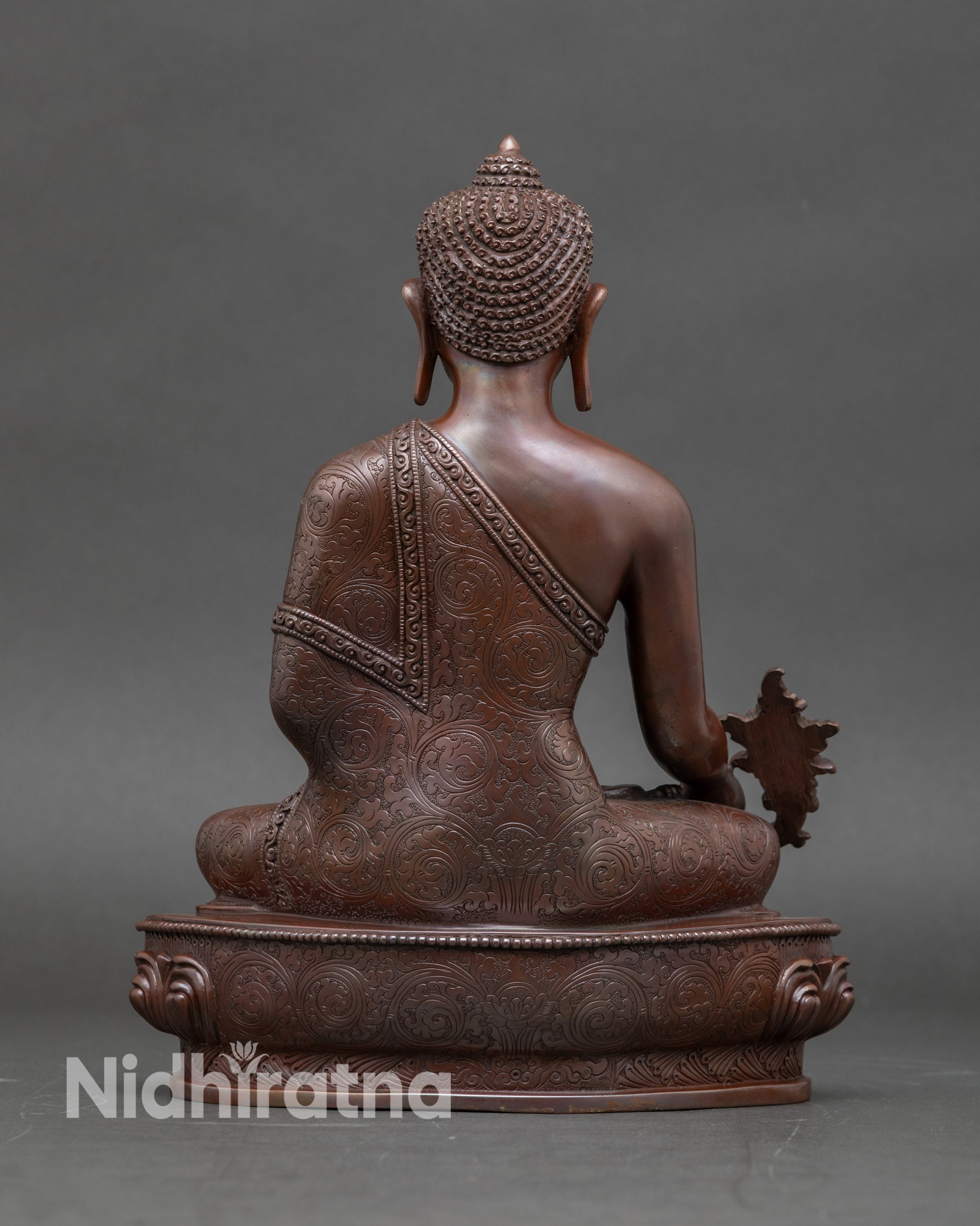 Handcrafted Three Buddha Statue Set for Home Altar | Nepalese Buddhist Art