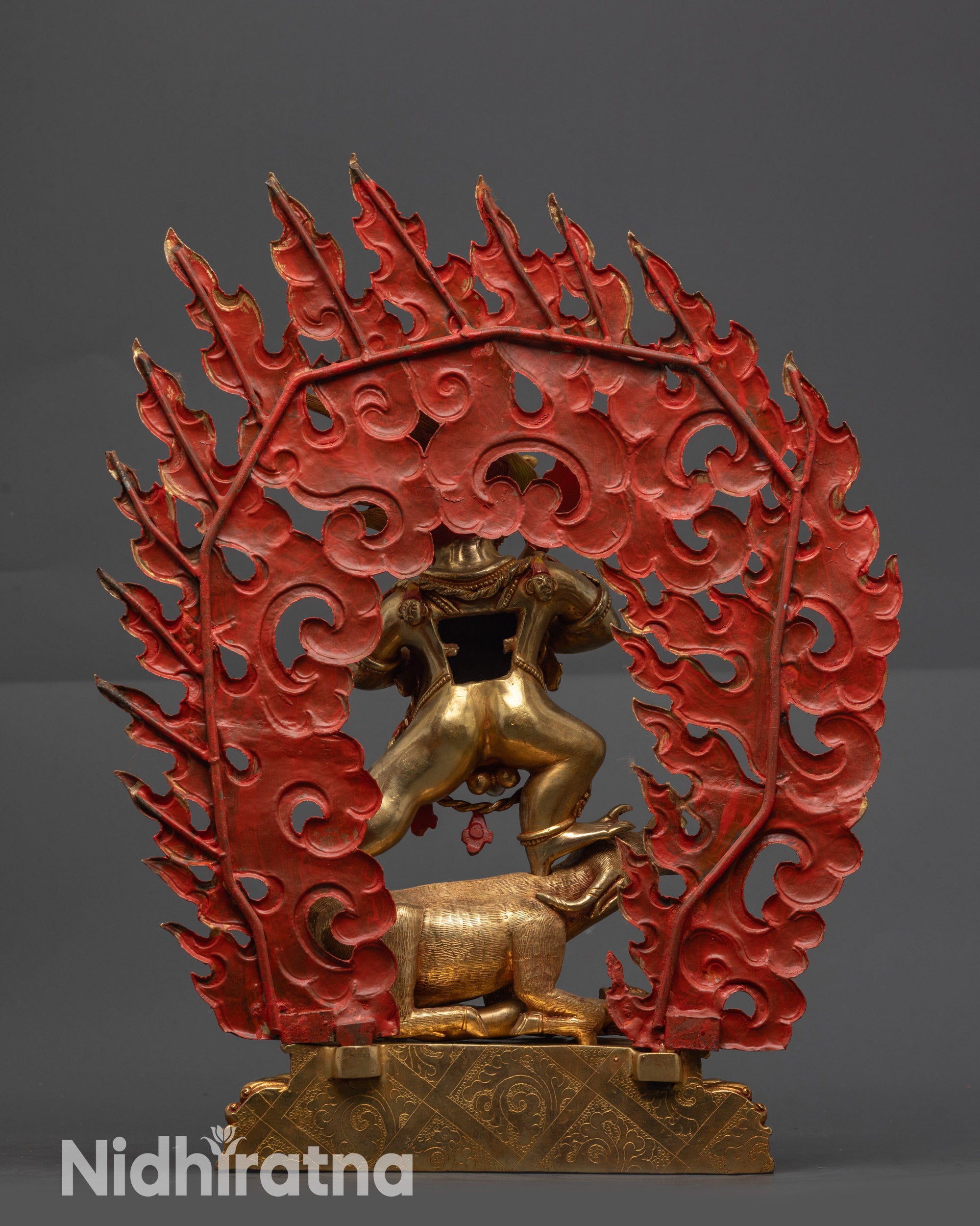 Sacred Yamantaka Sculpture | Yidam Deity for Meditation
