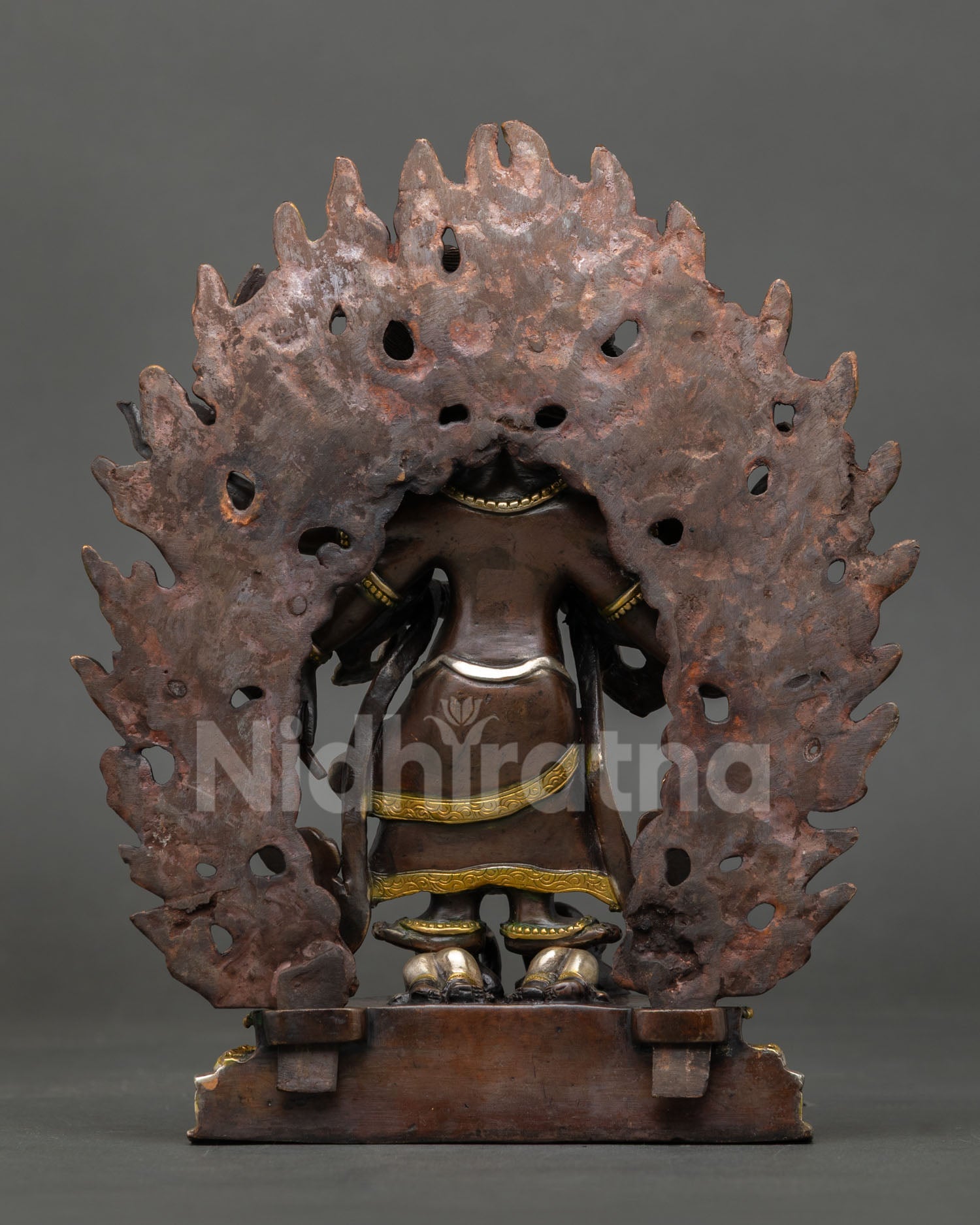 White Mahakala Statue
