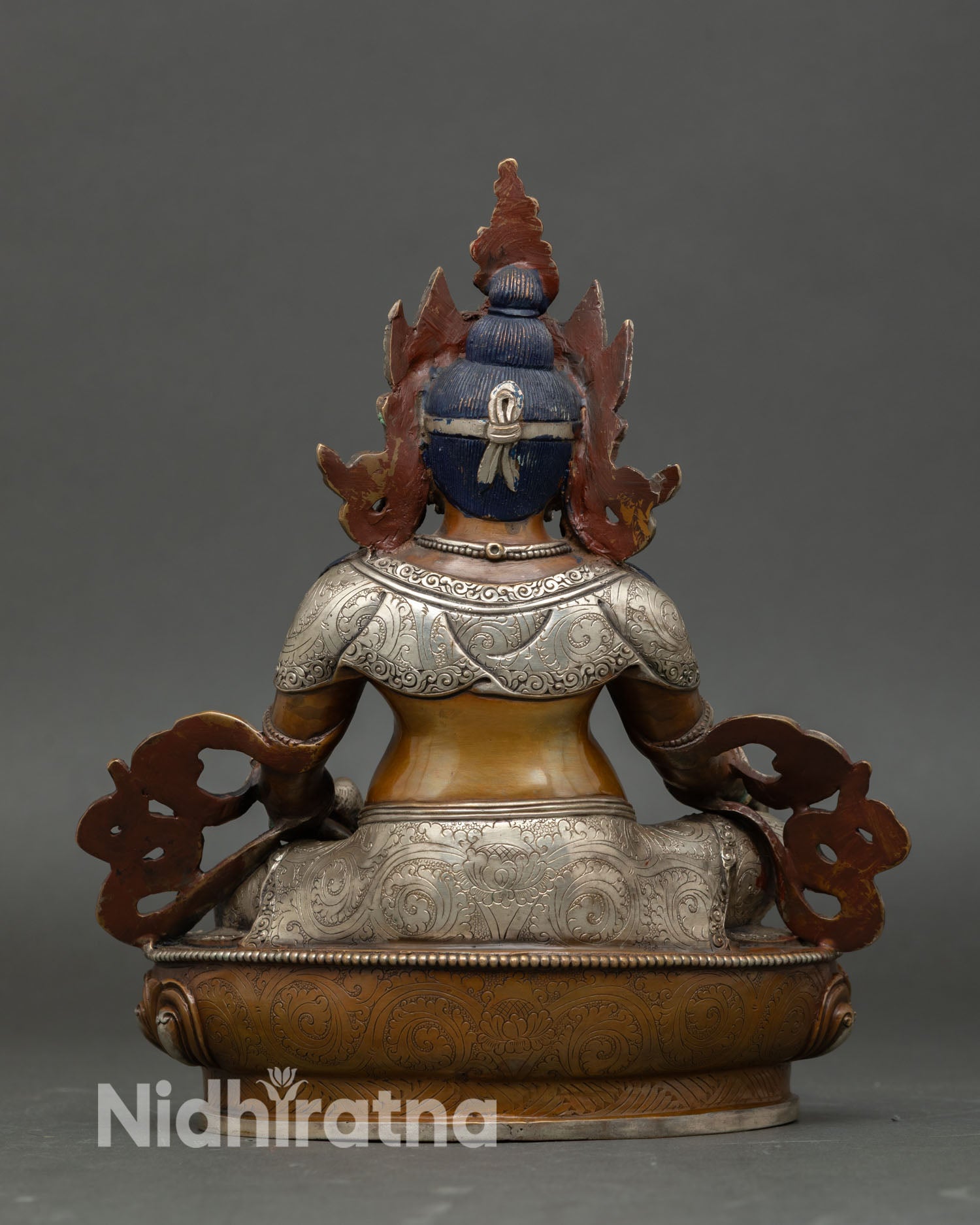 Dzambhala Statue | Tibetan Wealth God Statue for Abundance