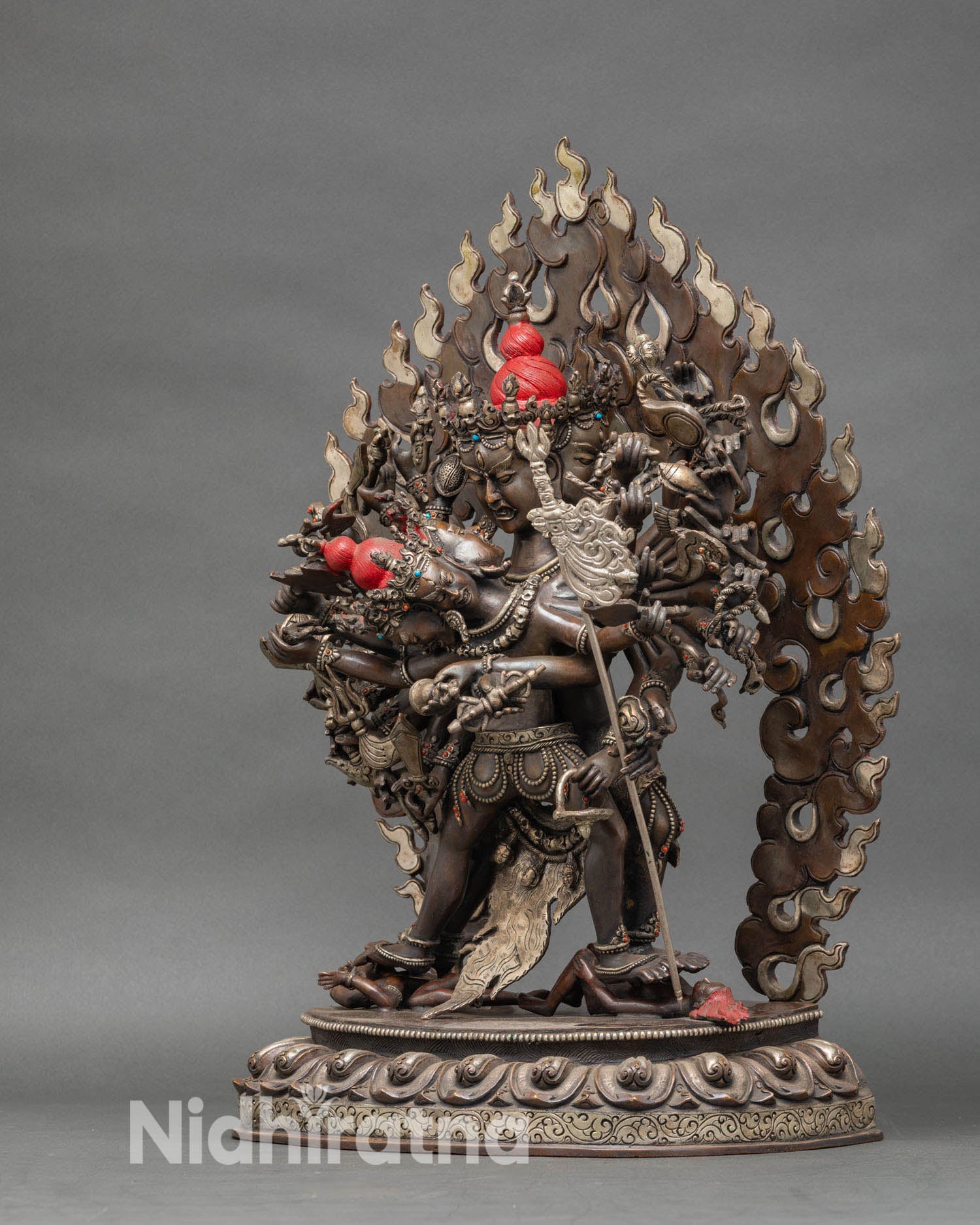 Kalachakra Statue – Handcrafted Buddhist Art from Nepal