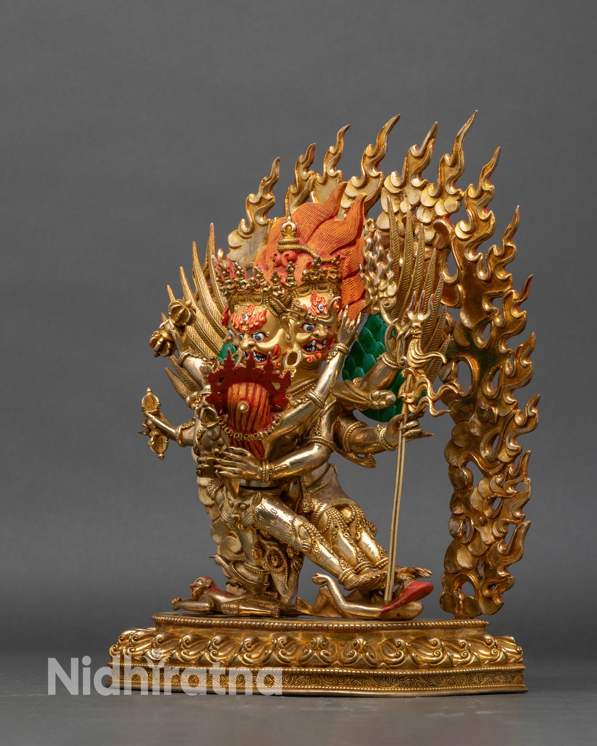 Vajrakilaya Yab-Yum Statue for Protection & Removal of Obstacles