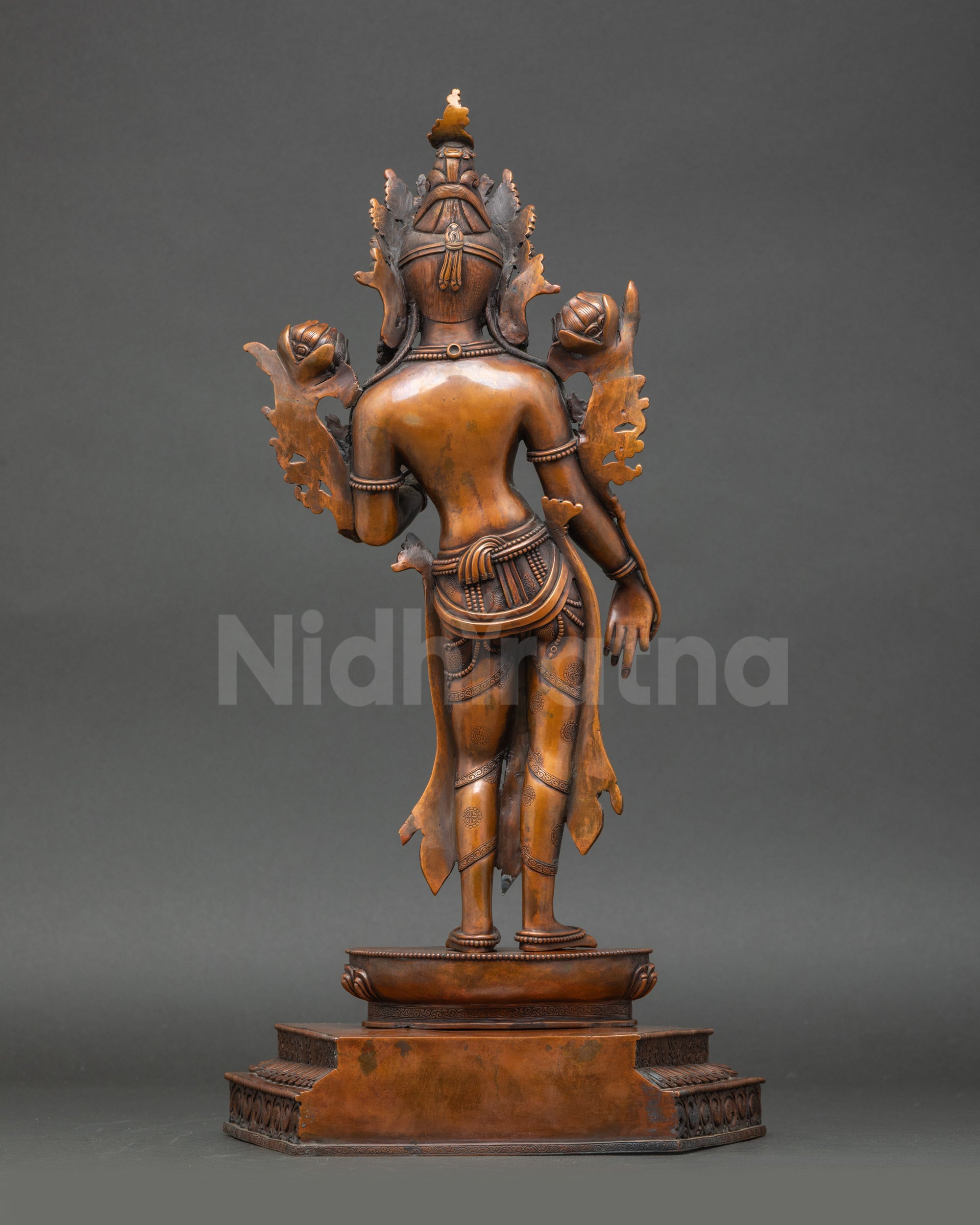 Standing Green Tara Goddess Statue- The Goddess of Buddha