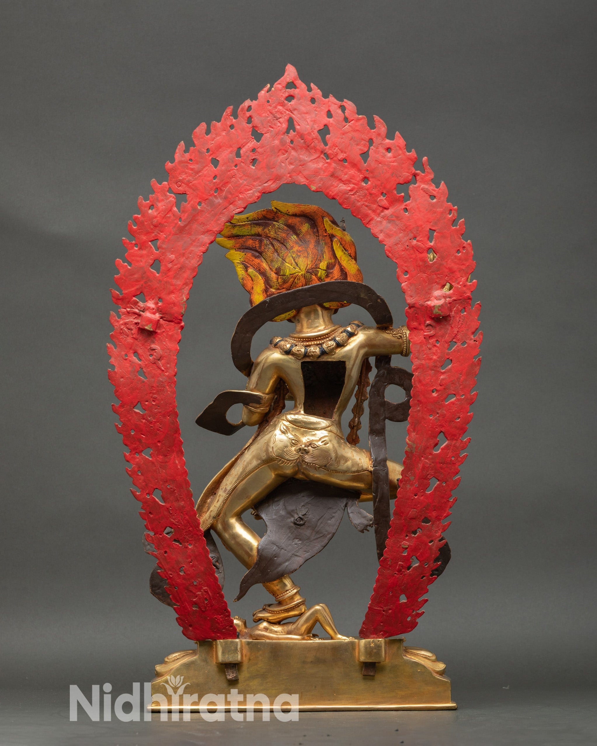 Fierce Simha Mukha Statue - Sacred Protector and Spiritual Guide
